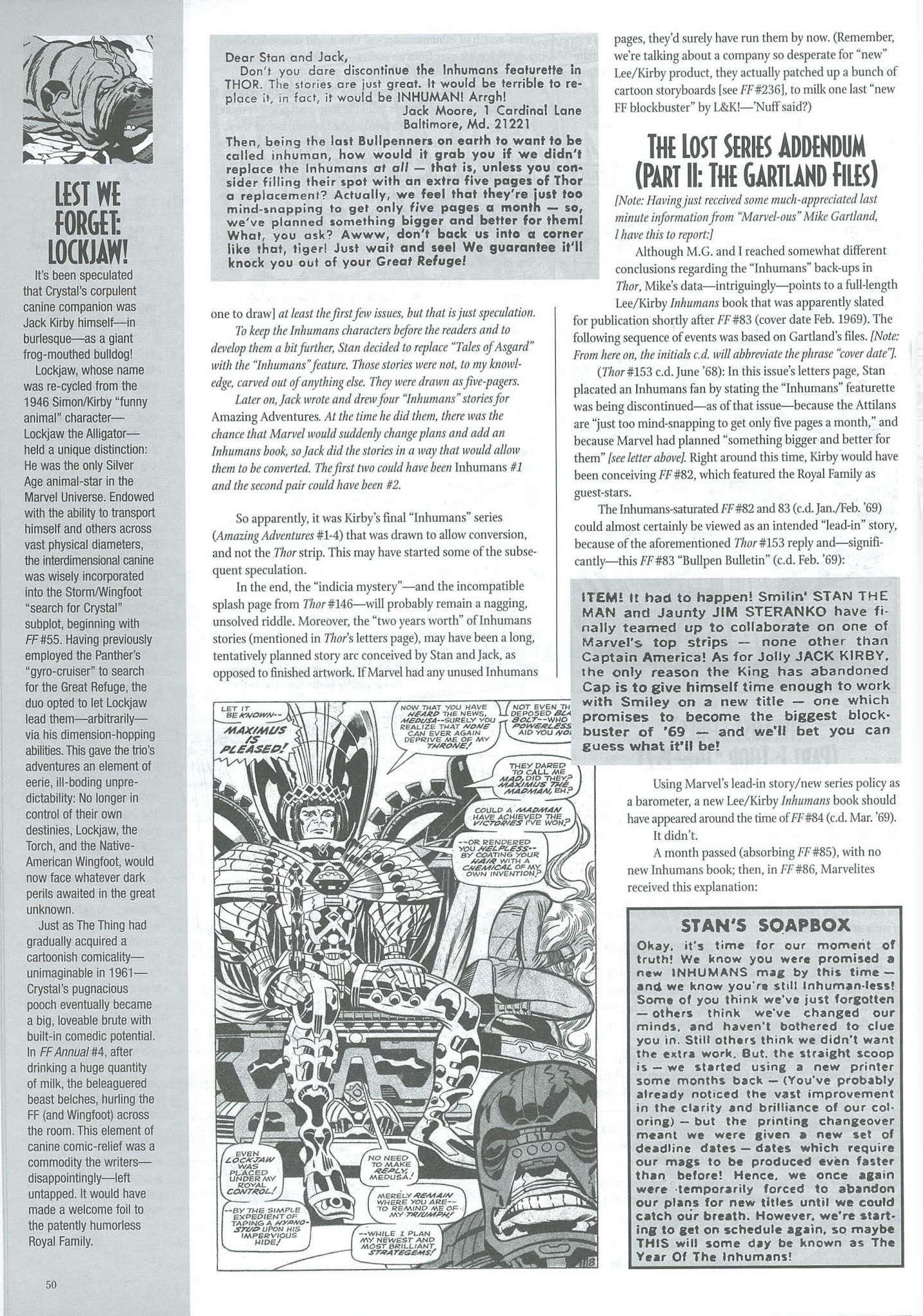 Read online The Jack Kirby Collector comic -  Issue #39 - 52