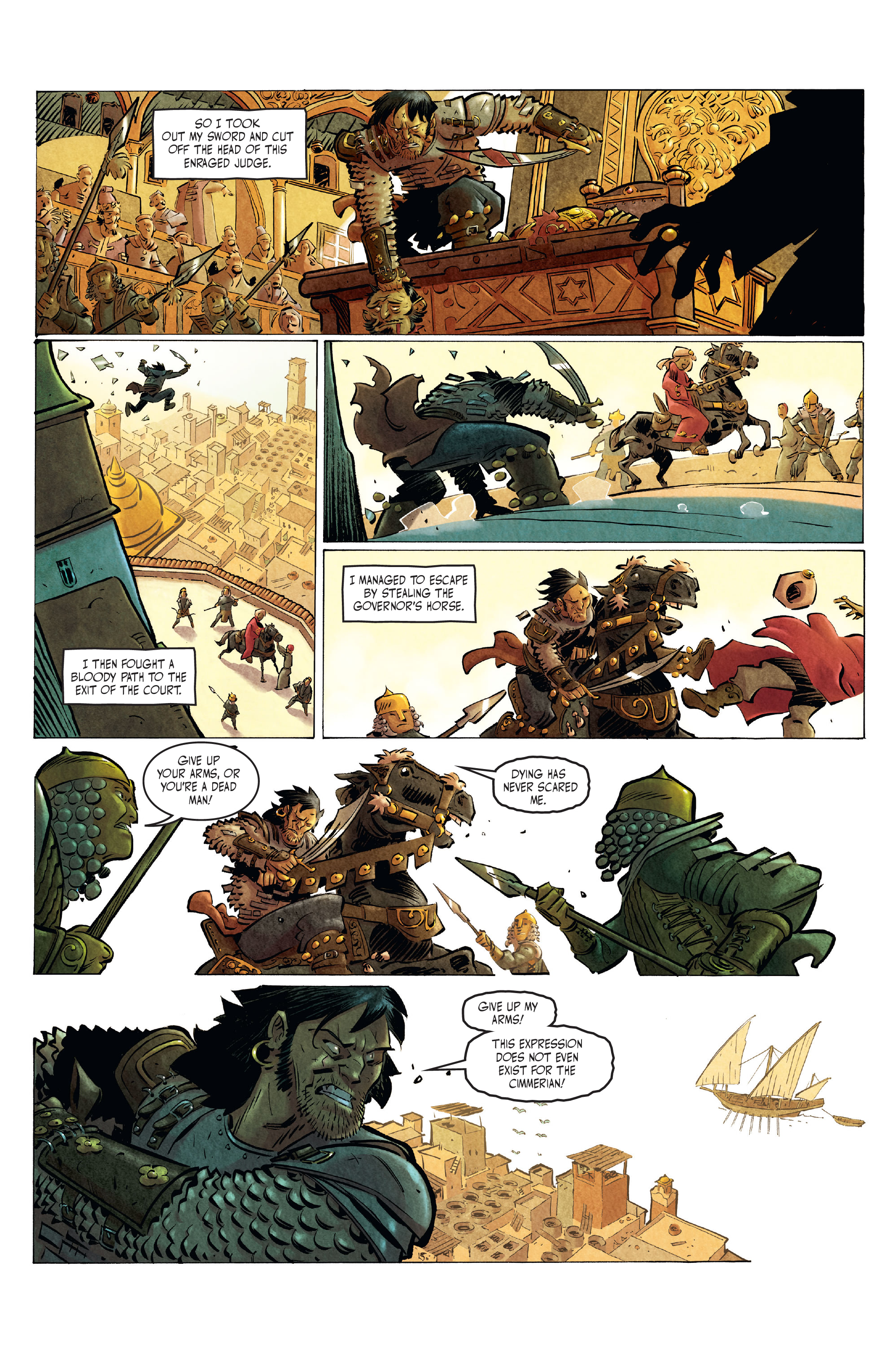 Read online The Cimmerian: Queen of the Black Coast comic -  Issue #1 - 4