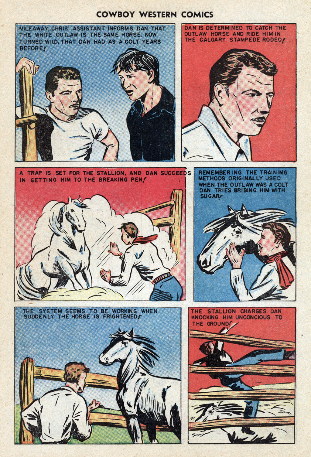 Read online Cowboy Western Comics (1948) comic -  Issue #25 - 23