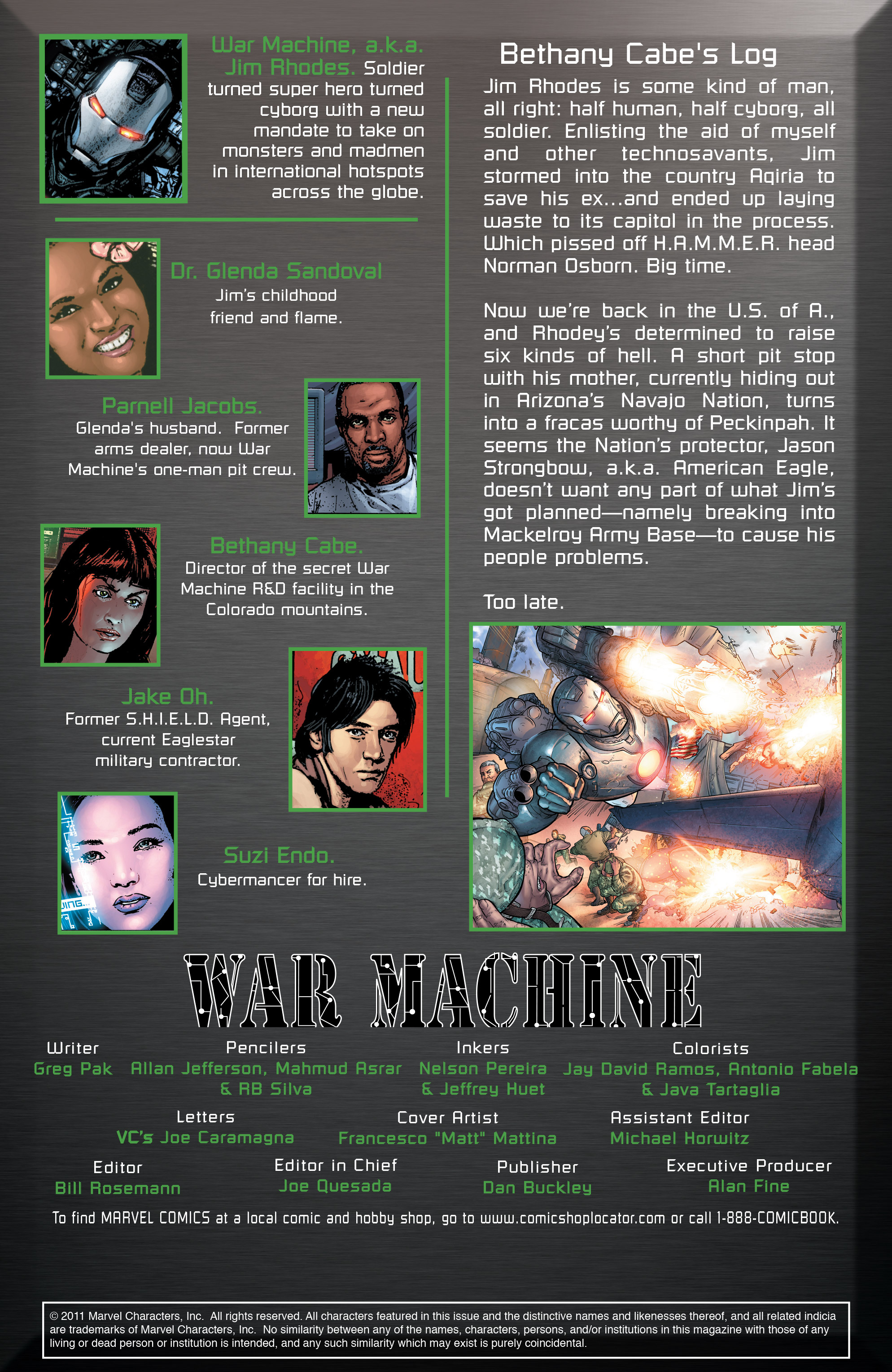 Read online War Machine (2009) comic -  Issue #7 - 2