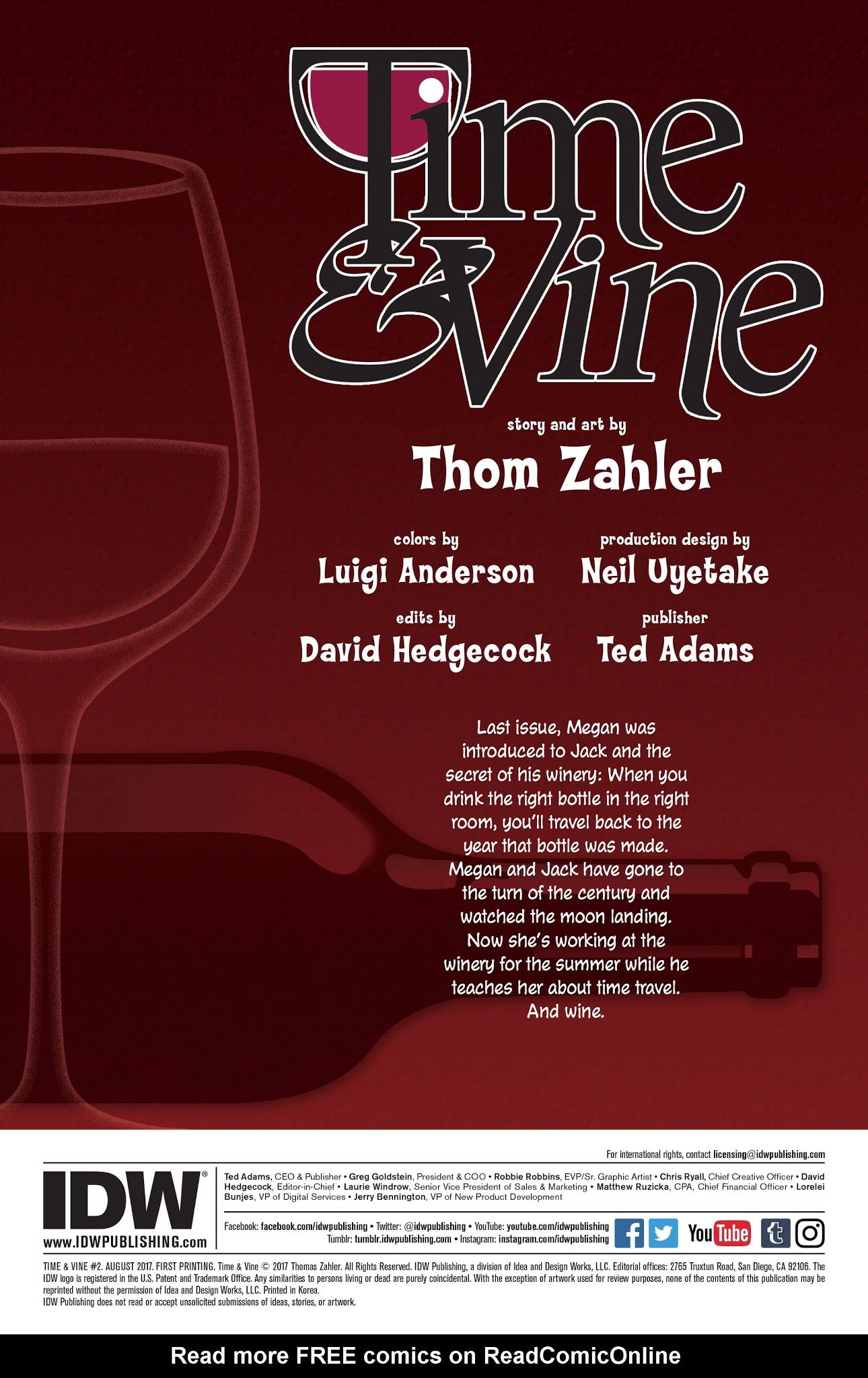 Read online Time & Vine comic -  Issue #2 - 2