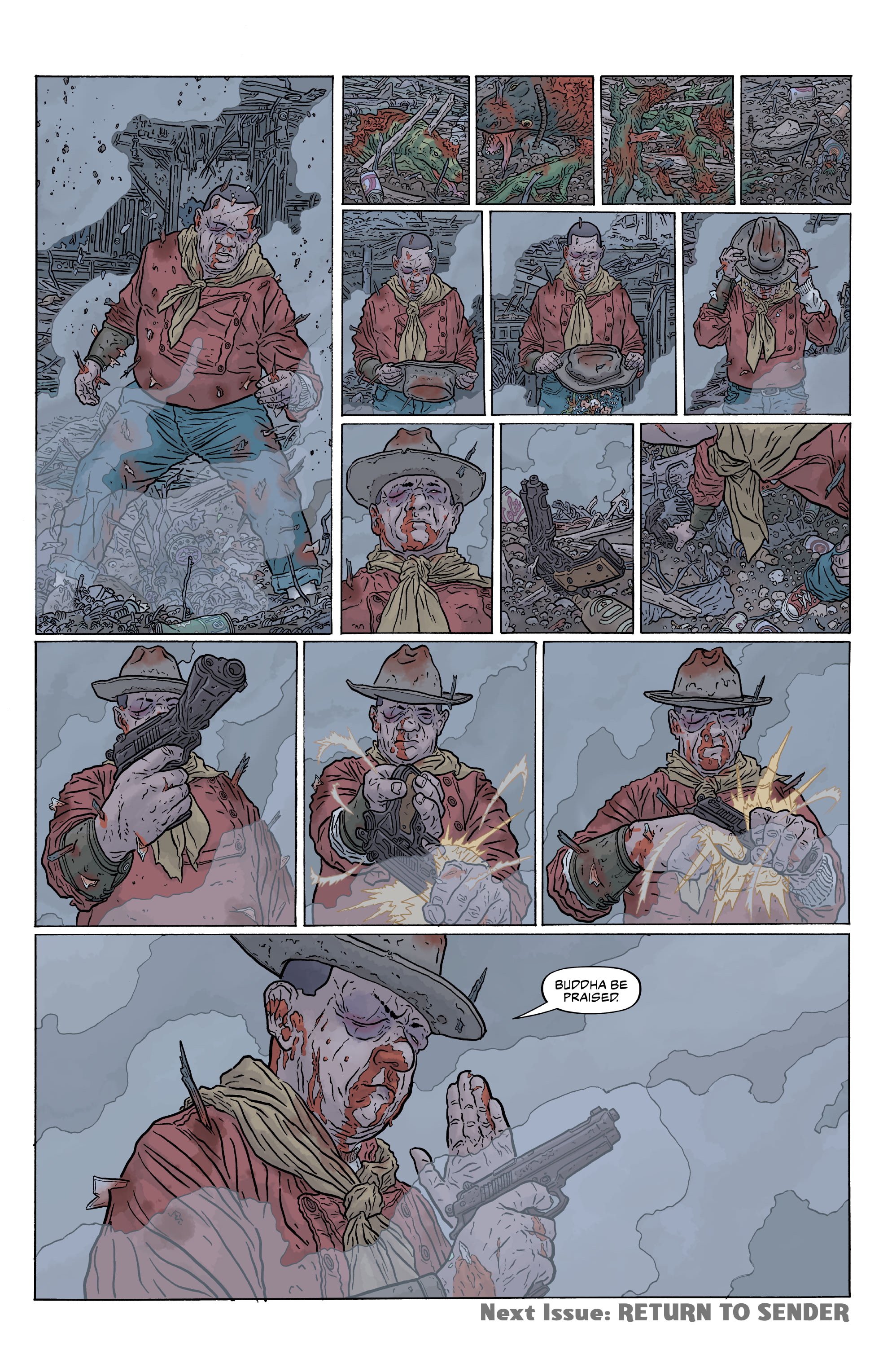 Read online Shaolin Cowboy: Cruel to Be Kin comic -  Issue #4 - 30