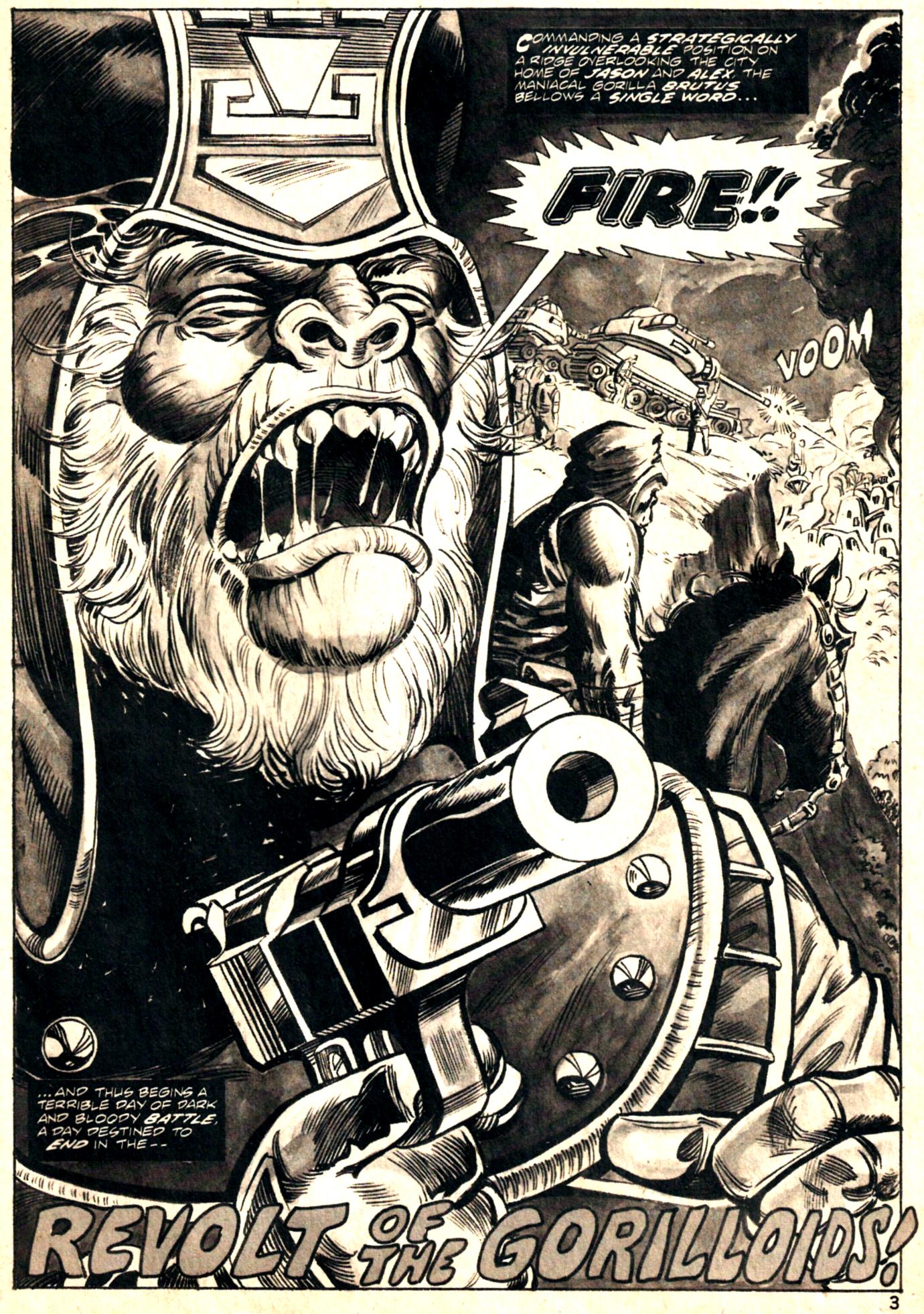 Read online Planet of the Apes comic -  Issue #28 - 3