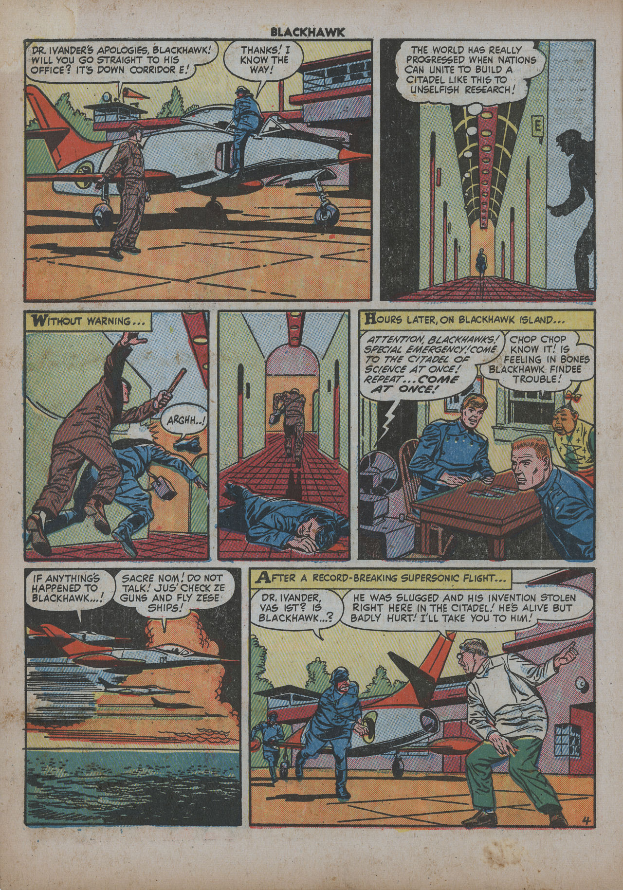 Read online Blackhawk (1957) comic -  Issue #48 - 7