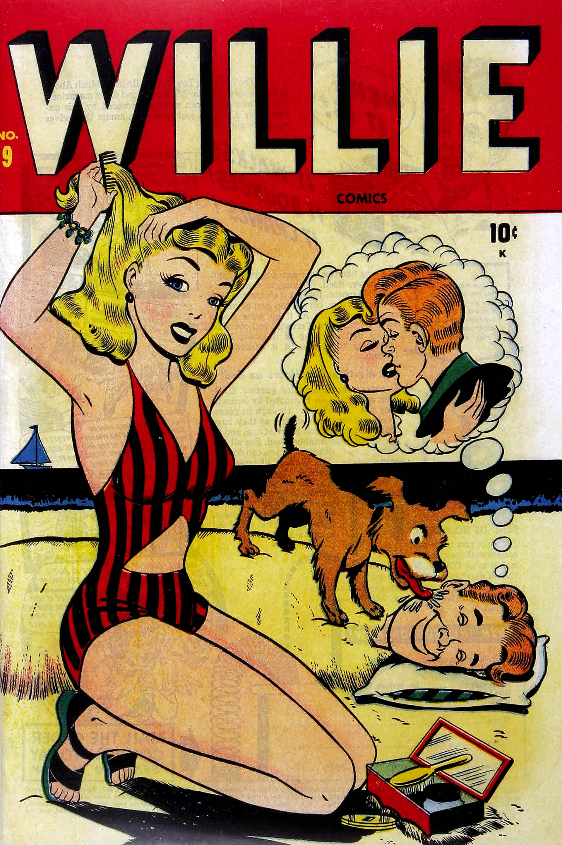 Read online Willie Comics (1946) comic -  Issue #9 - 1