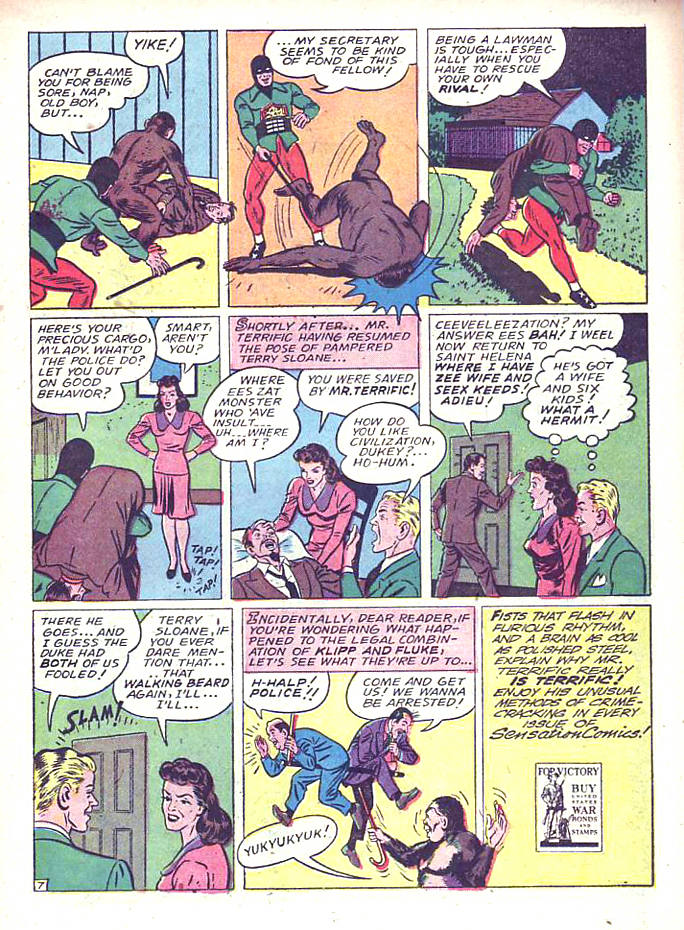 Read online Sensation (Mystery) Comics comic -  Issue #17 - 43
