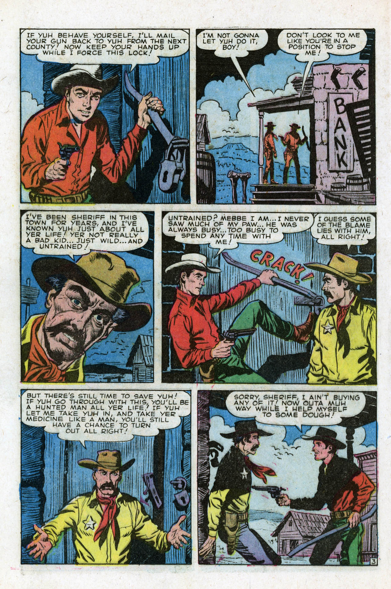 Read online The Outlaw Kid (1954) comic -  Issue #9 - 24