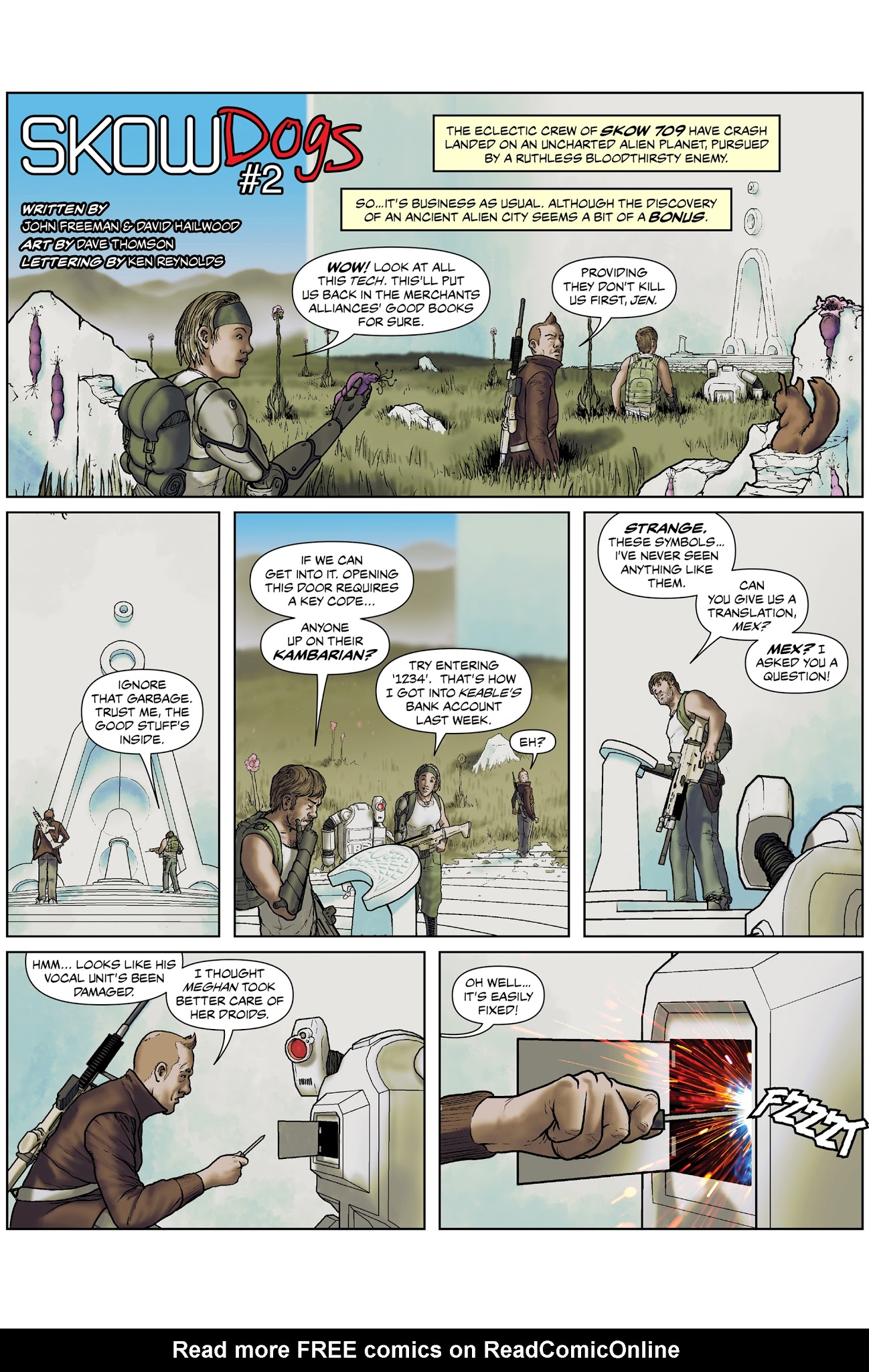 Read online 100% Biodegradable comic -  Issue #16 - 17