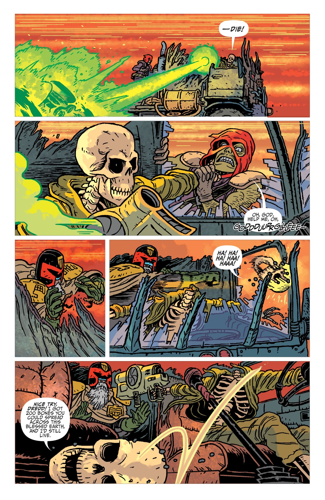 Read online Judge Dredd: The Blessed Earth comic -  Issue #6 - 12