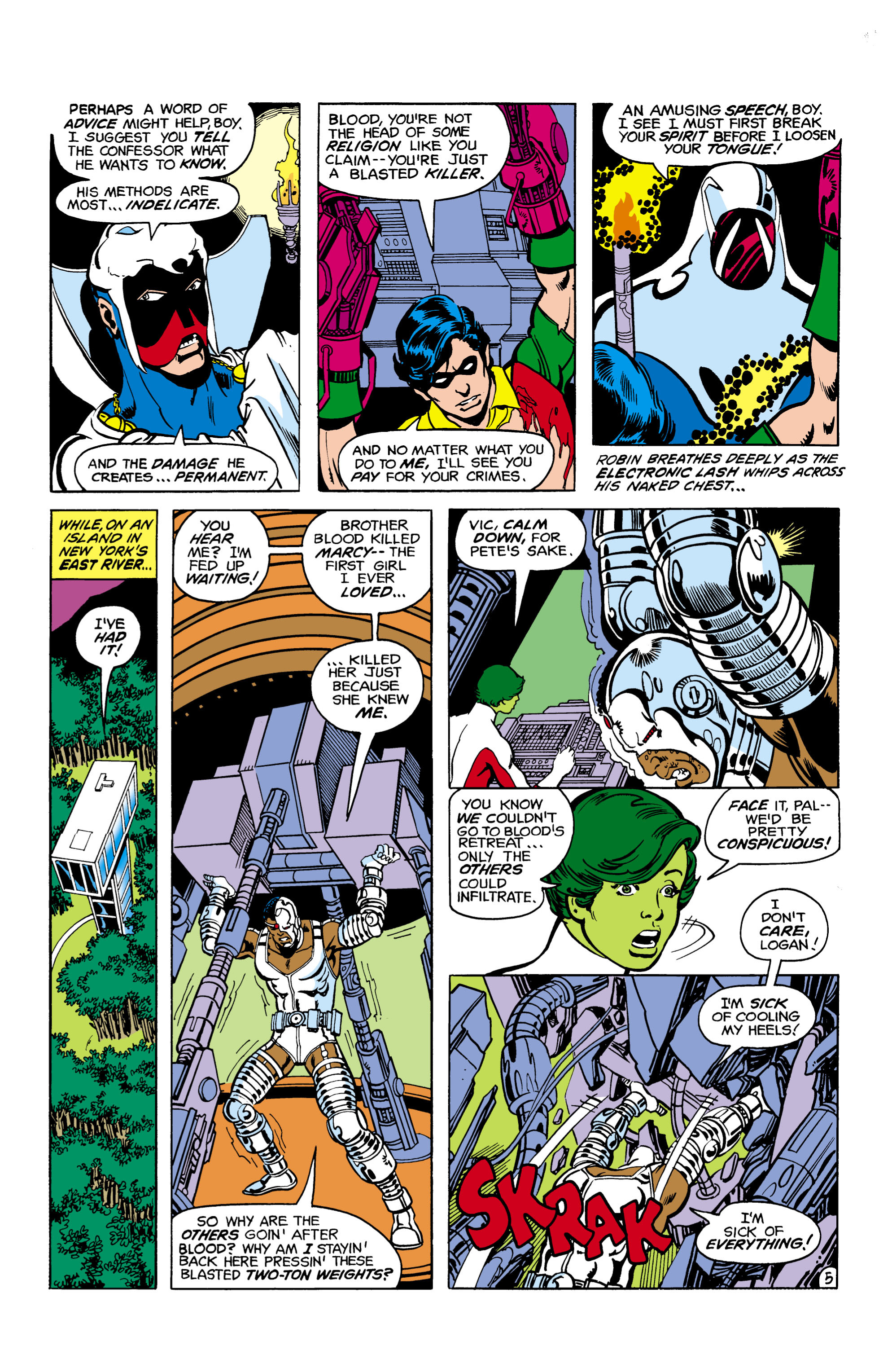Read online The New Teen Titans (1980) comic -  Issue #22 - 6