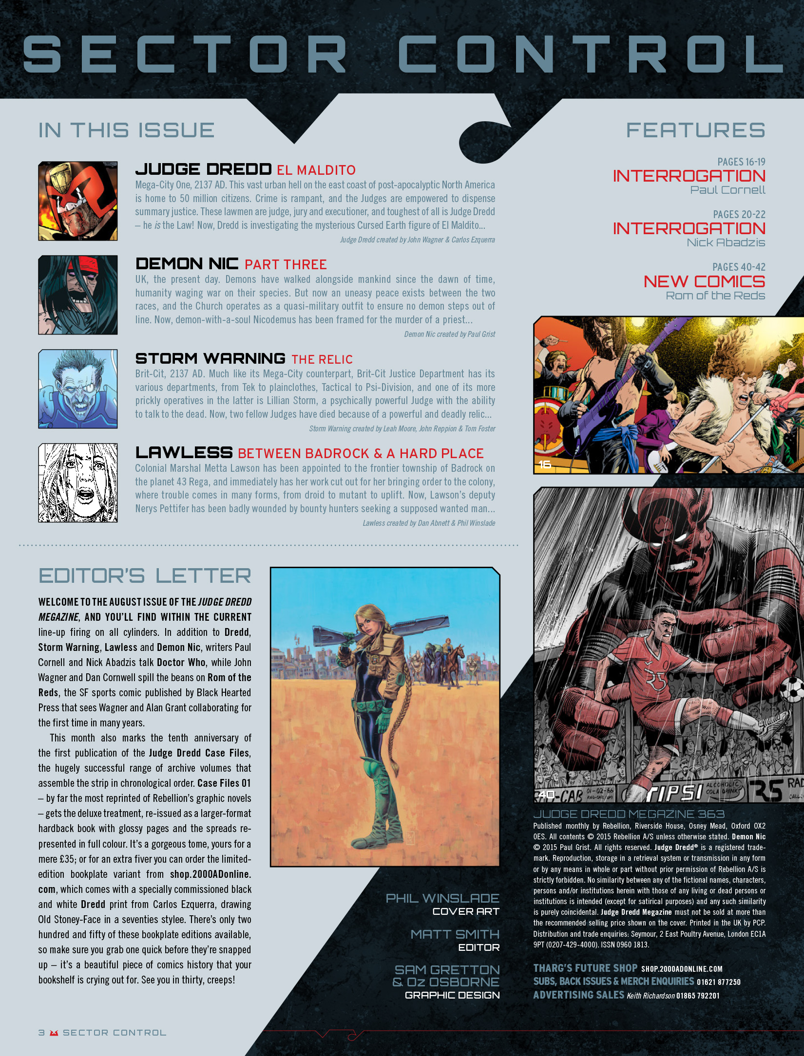 Read online Judge Dredd Megazine (Vol. 5) comic -  Issue #363 - 3