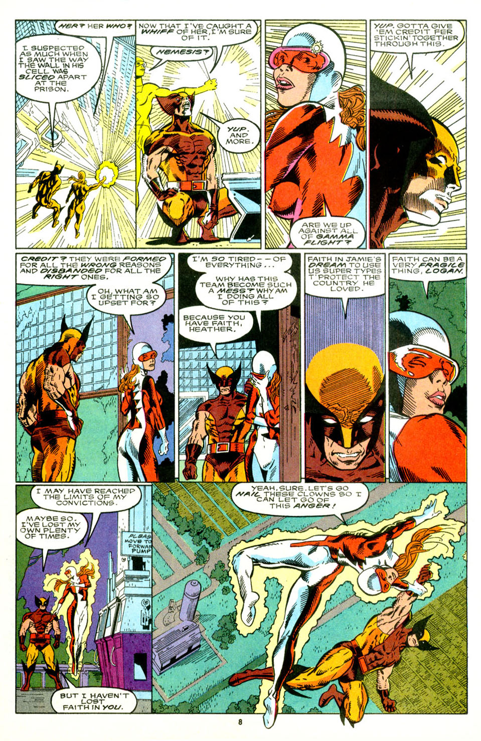 Read online Alpha Flight (1983) comic -  Issue #89 - 8