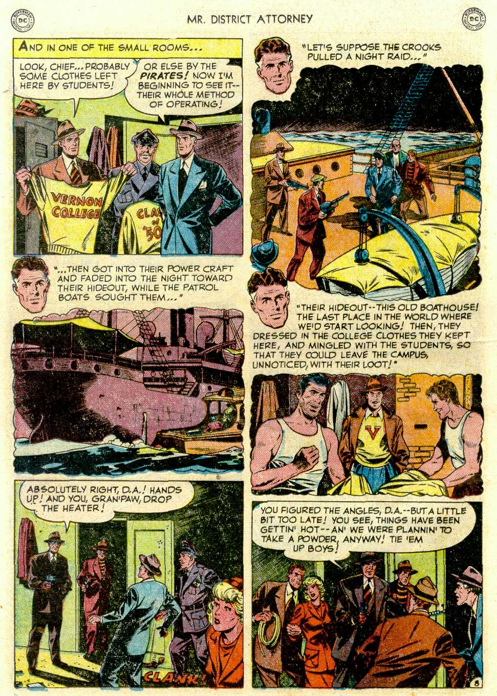 Read online Mr. District Attorney comic -  Issue #19 - 22