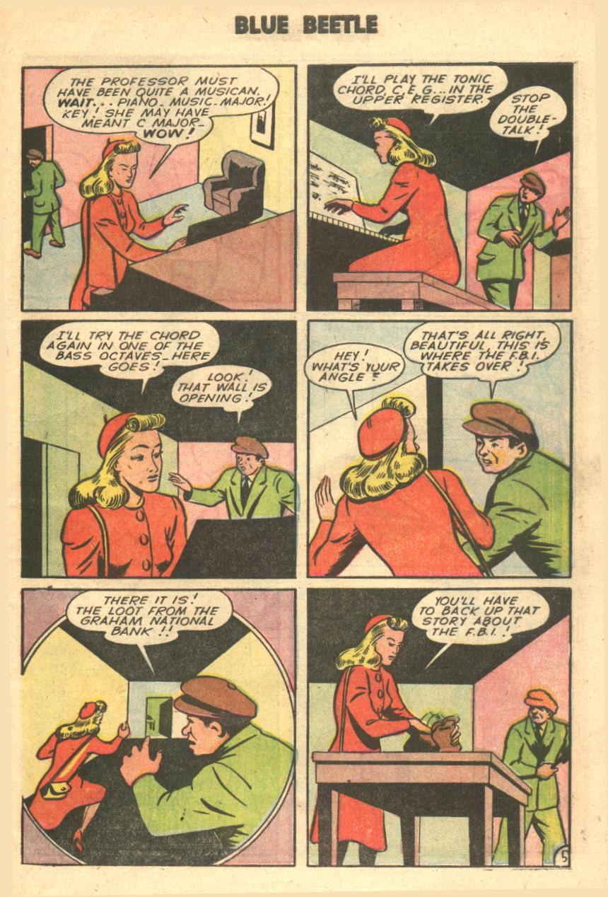 Read online Blue Beetle (1955) comic -  Issue #21 - 27