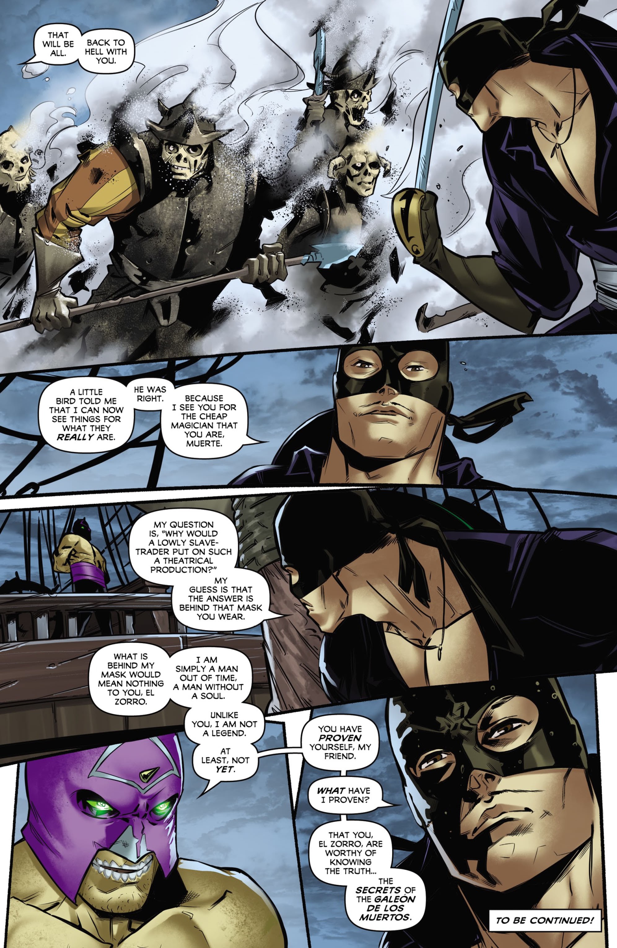 Read online Zorro: Galleon Of the Dead comic -  Issue #2 - 23