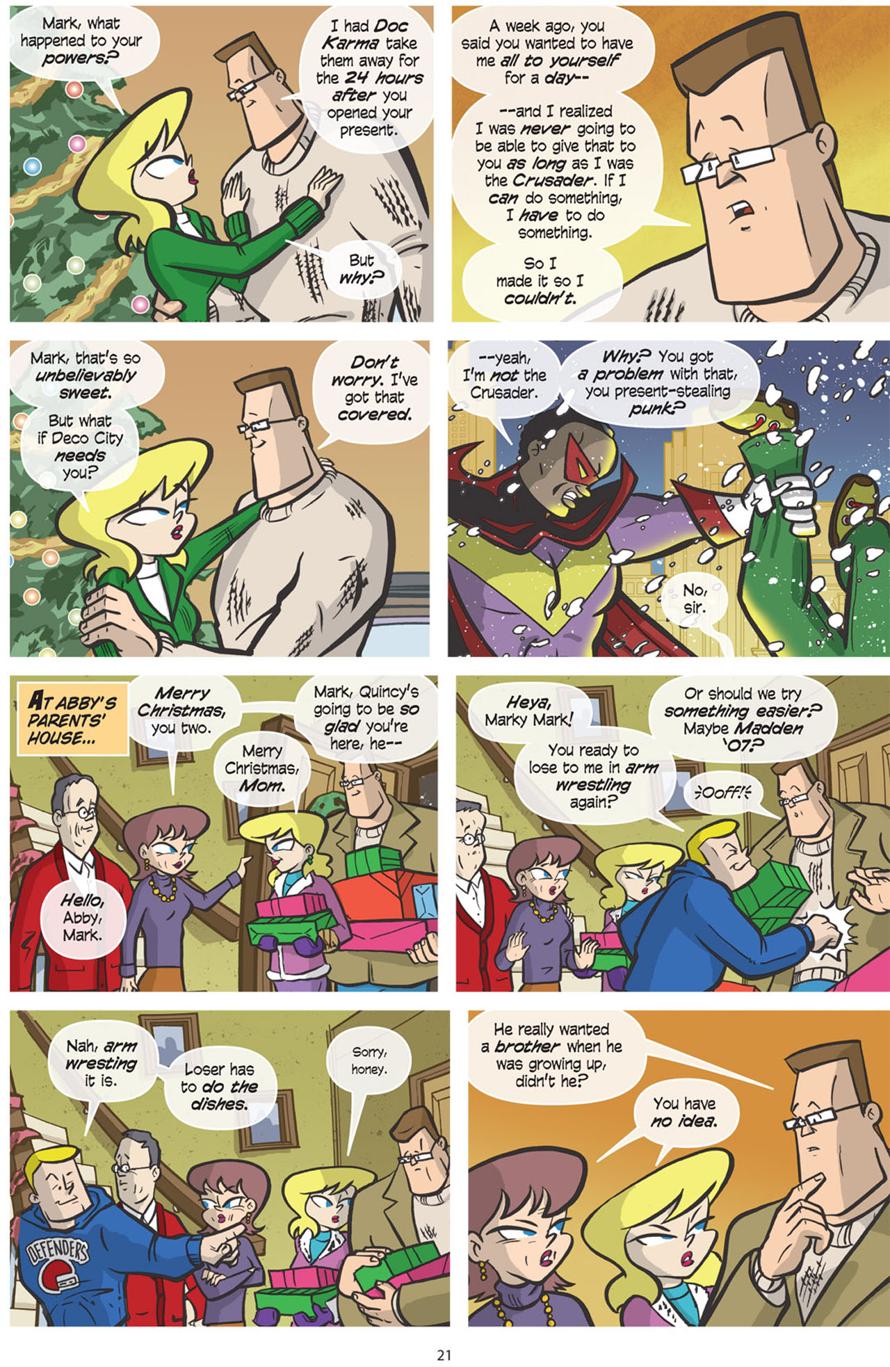 Read online Love and Capes comic -  Issue #2 - 22