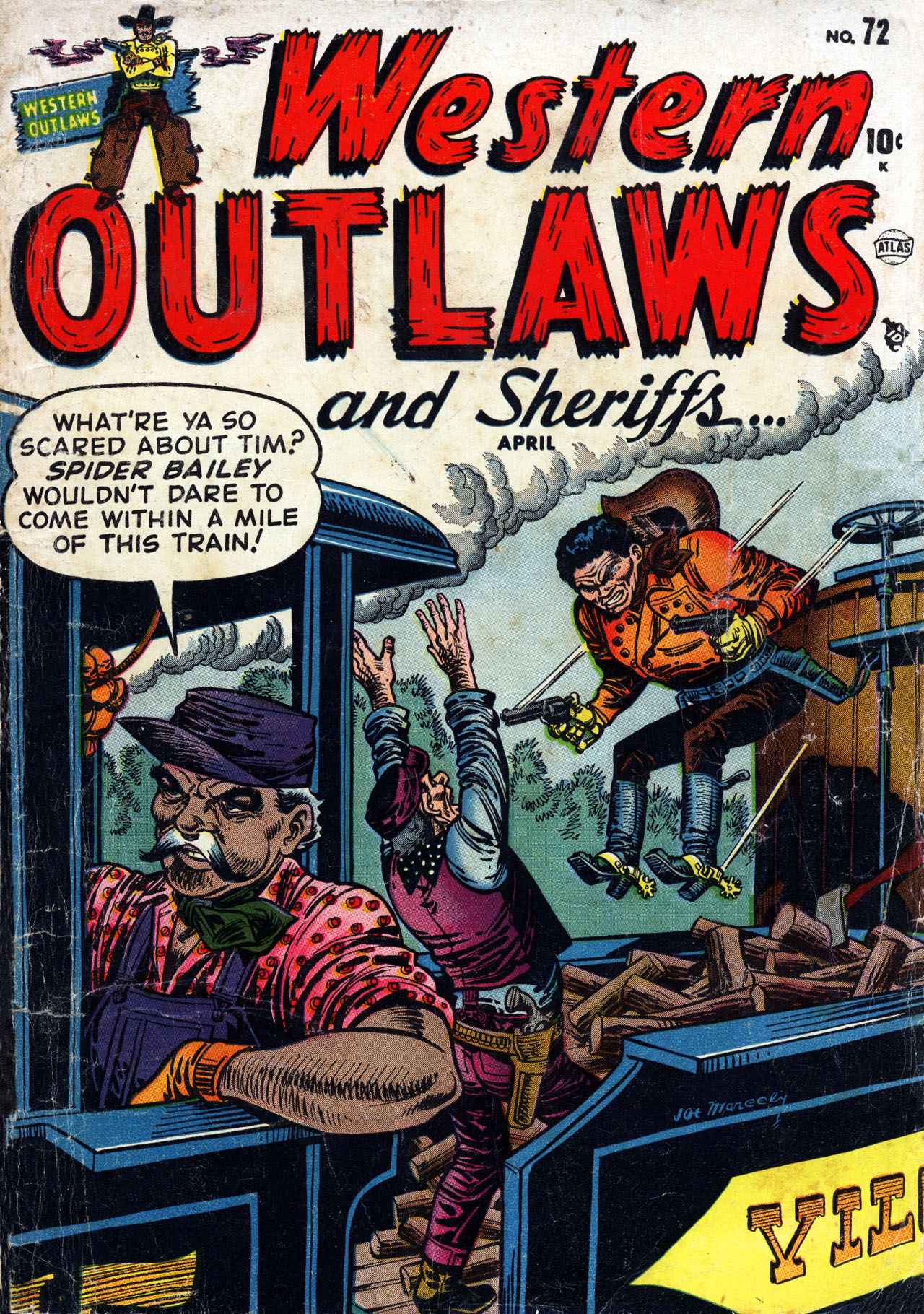 Read online Western Outlaws and Sheriffs comic -  Issue #72 - 1