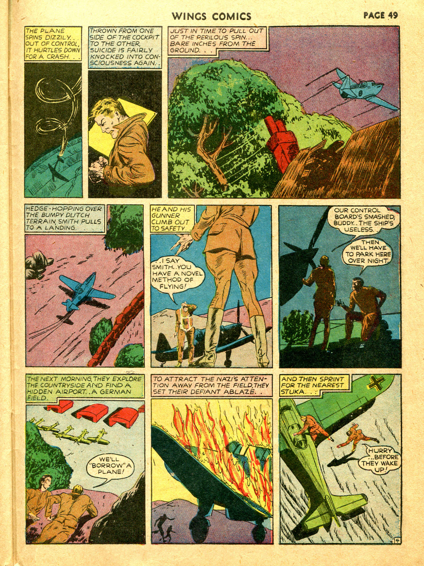 Read online Wings Comics comic -  Issue #7 - 51