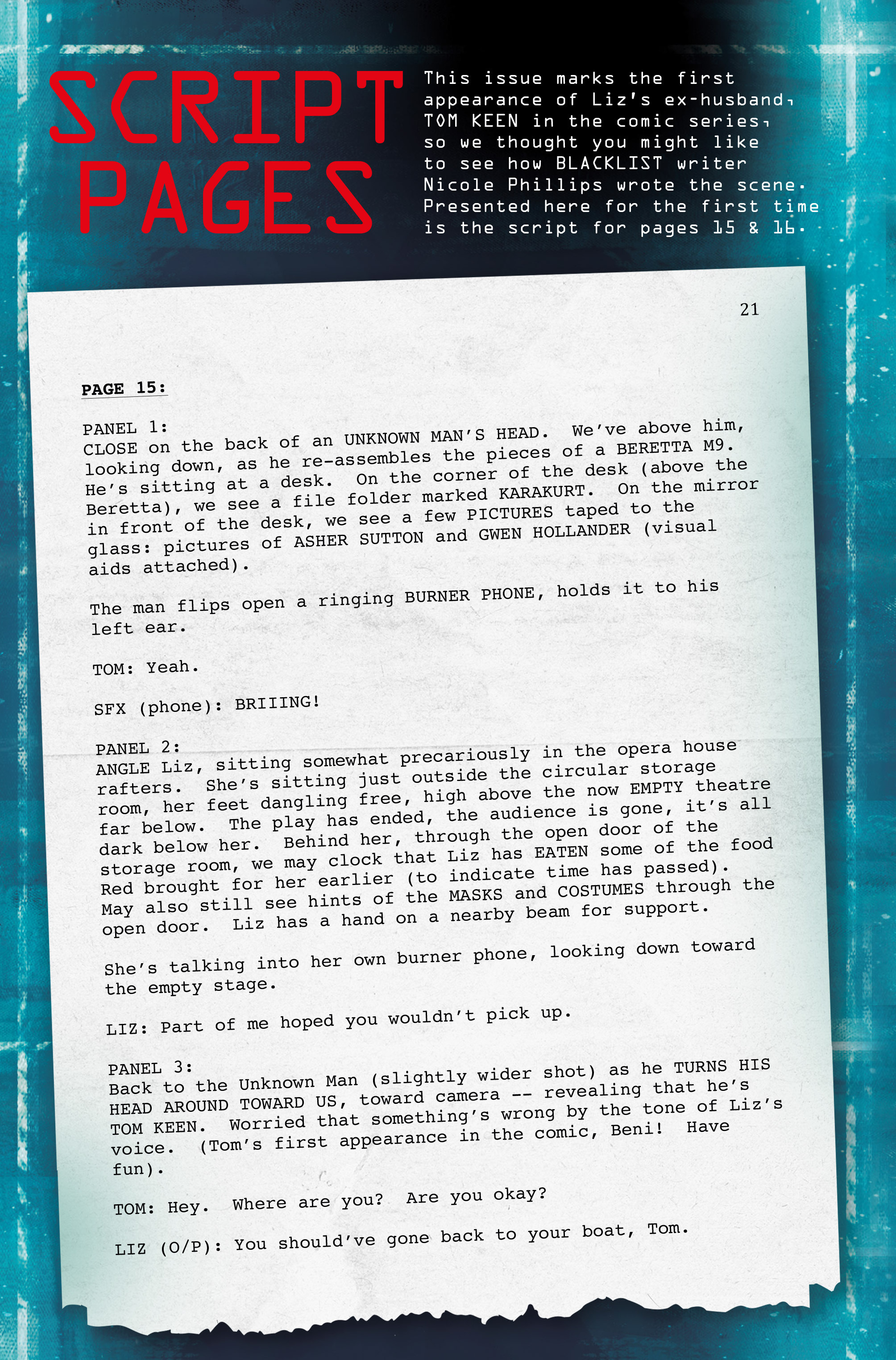 Read online The Blacklist comic -  Issue #7 - 25