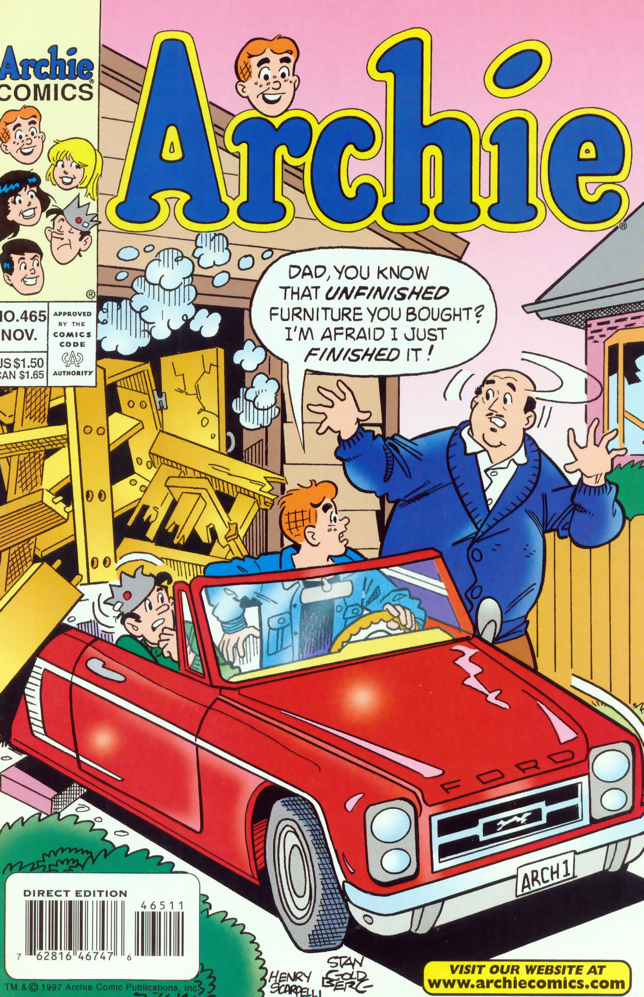 Read online Archie (1960) comic -  Issue #465 - 1