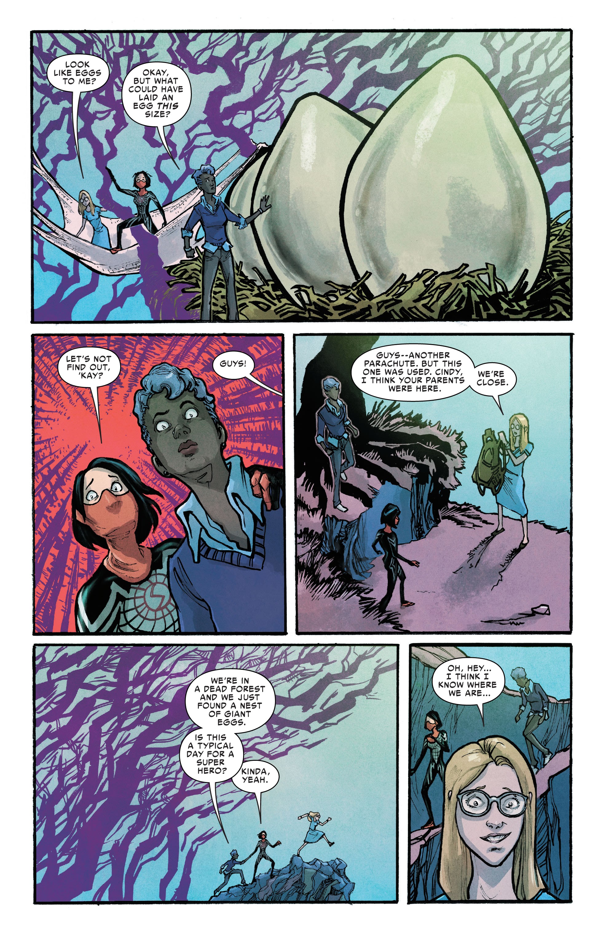 Read online Silk: Out of the Spider-Verse comic -  Issue # TPB 3 (Part 1) - 74