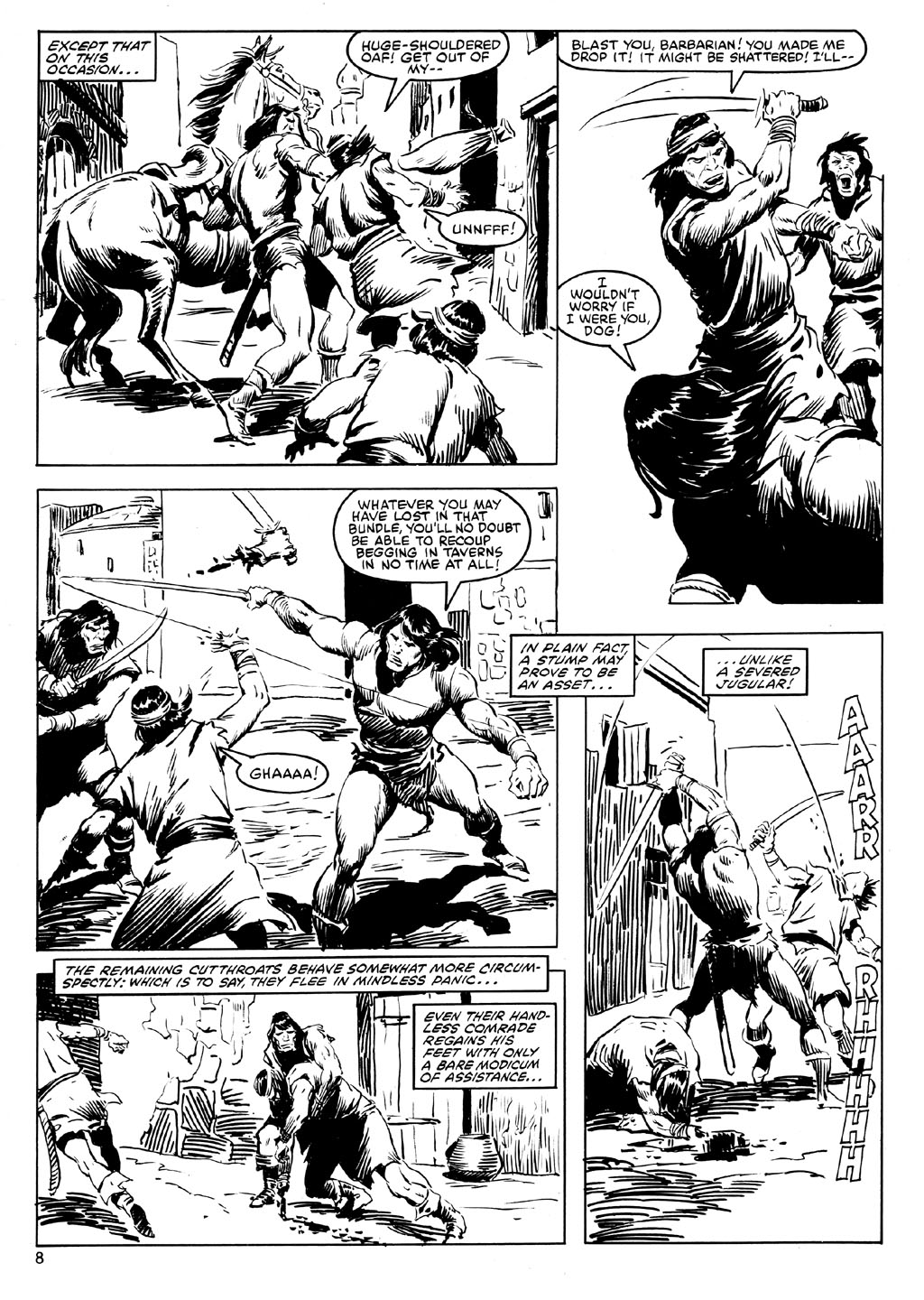 Read online The Savage Sword Of Conan comic -  Issue #92 - 7