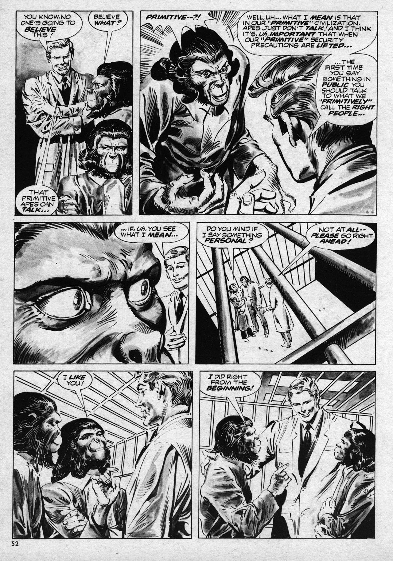 Read online Planet of the Apes comic -  Issue #13 - 52