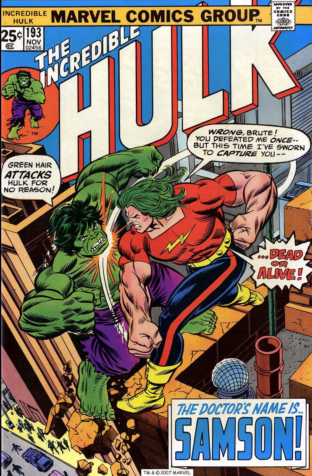 Read online The Incredible Hulk (1968) comic -  Issue #193 - 1