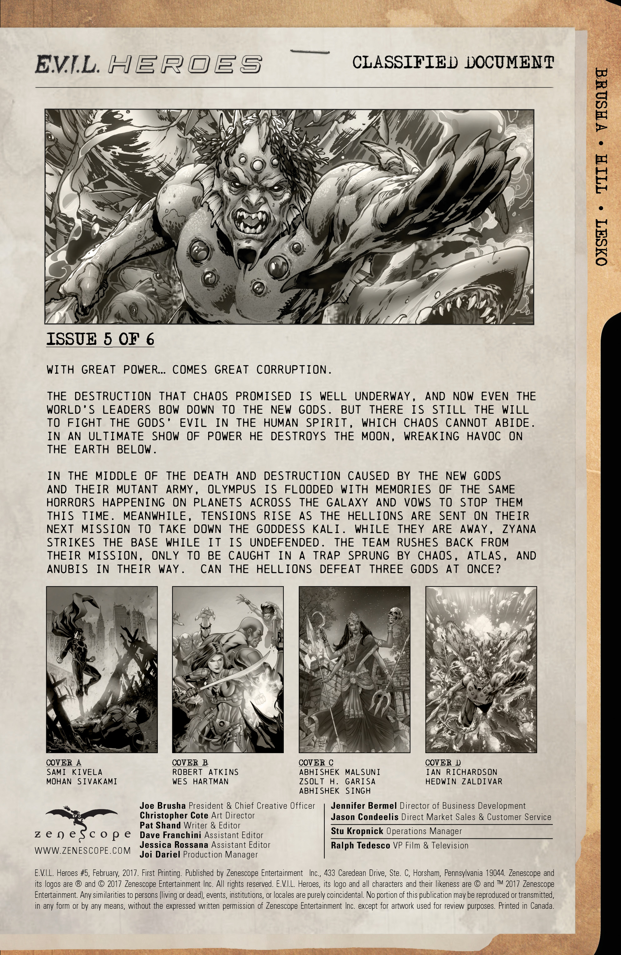 Read online E.V.I.L. Heroes comic -  Issue #5 - 3