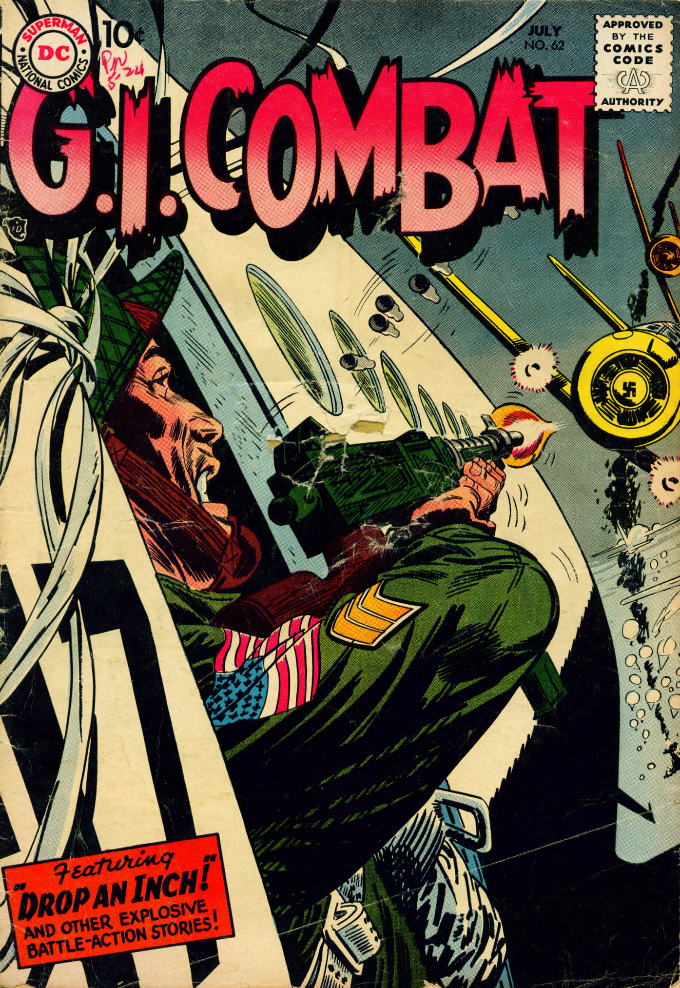 Read online G.I. Combat (1952) comic -  Issue #62 - 1