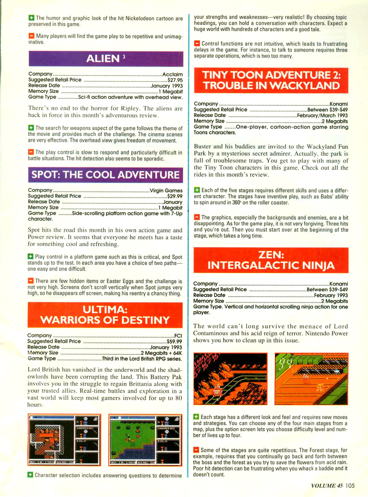 Read online Nintendo Power comic -  Issue #45 - 108