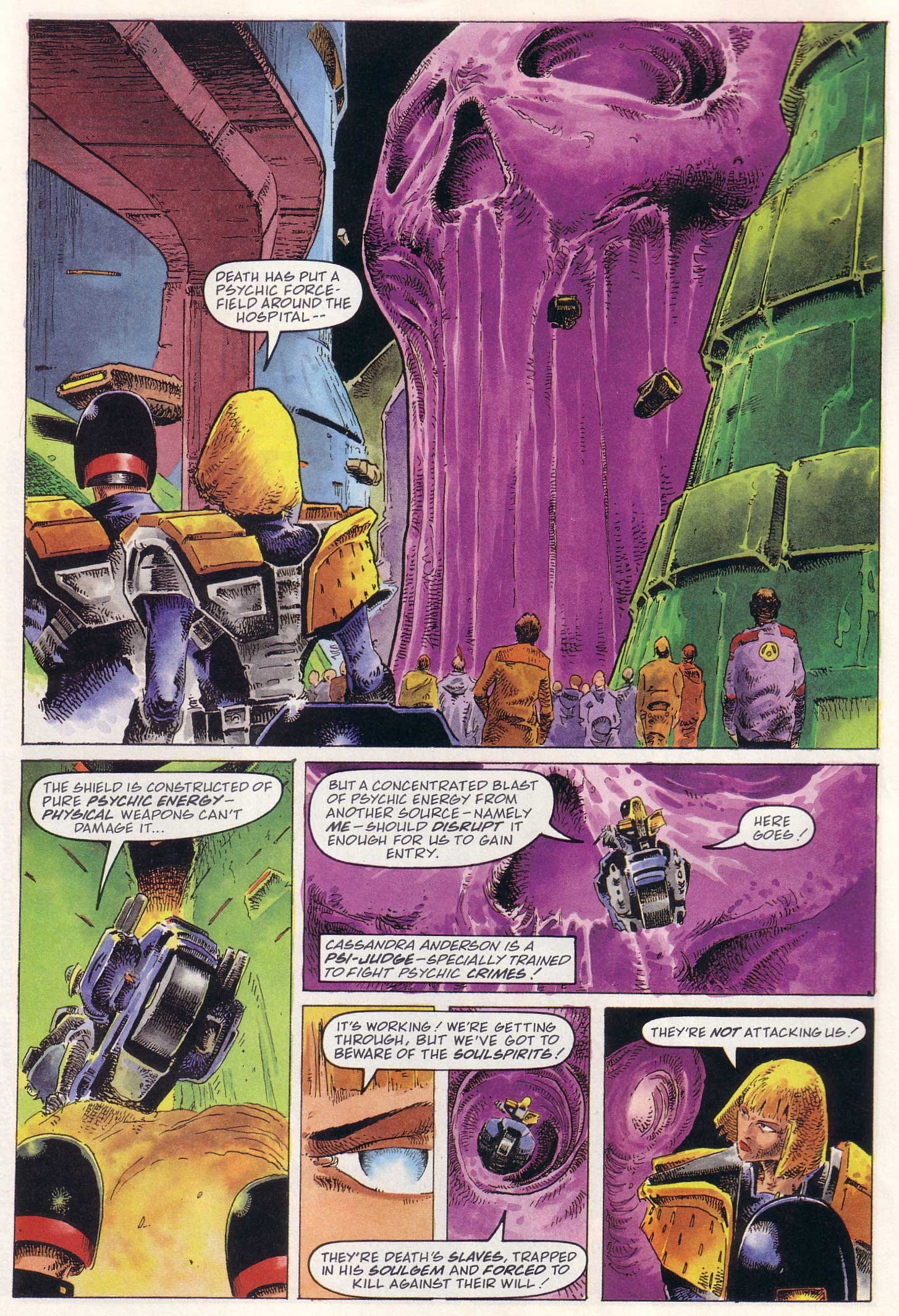 Read online Judge Dredd Lawman of the Future comic -  Issue #10 - 6