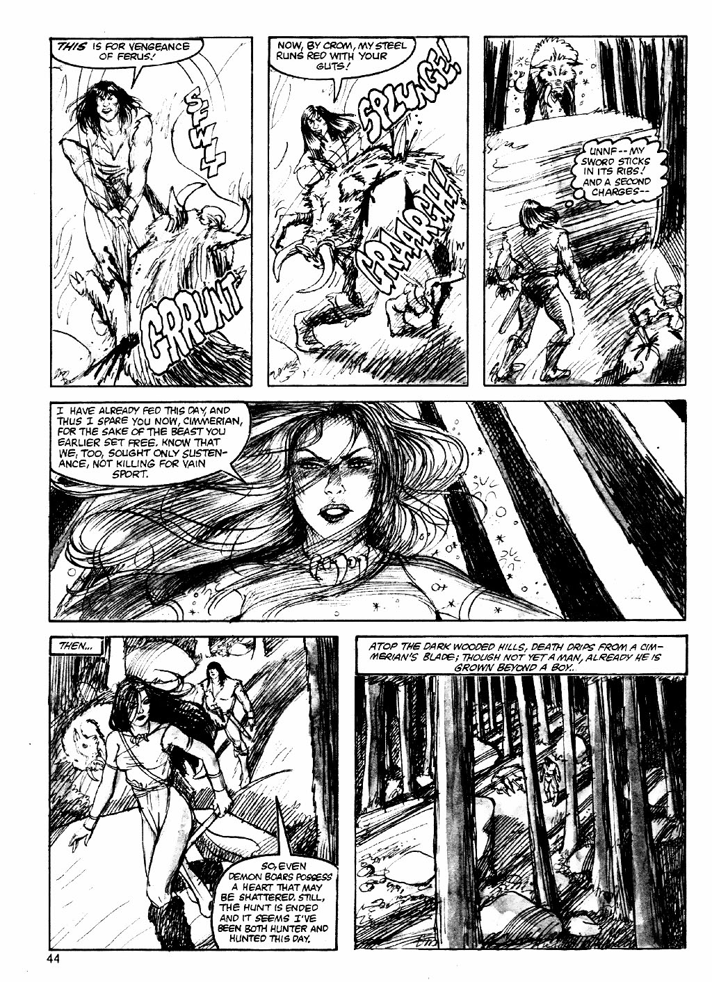Read online The Savage Sword Of Conan comic -  Issue #83 - 43
