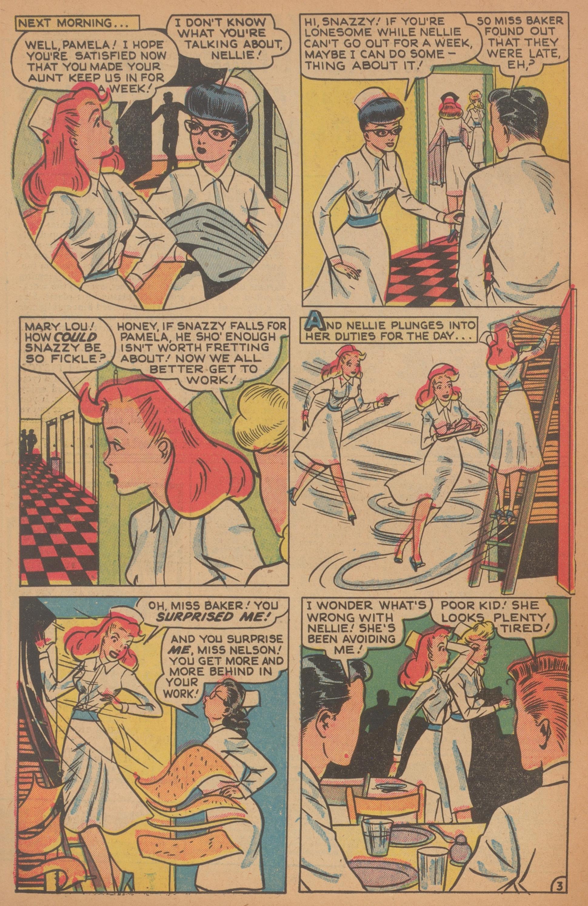 Read online Nellie The Nurse (1945) comic -  Issue #26 - 26