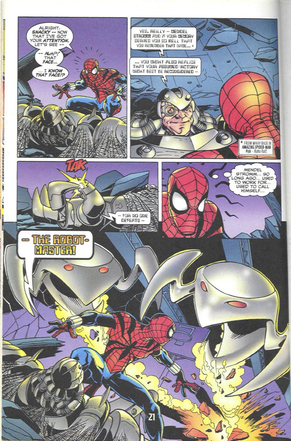 Read online The Sensational Spider-Man (1996) comic -  Issue #11 - 22