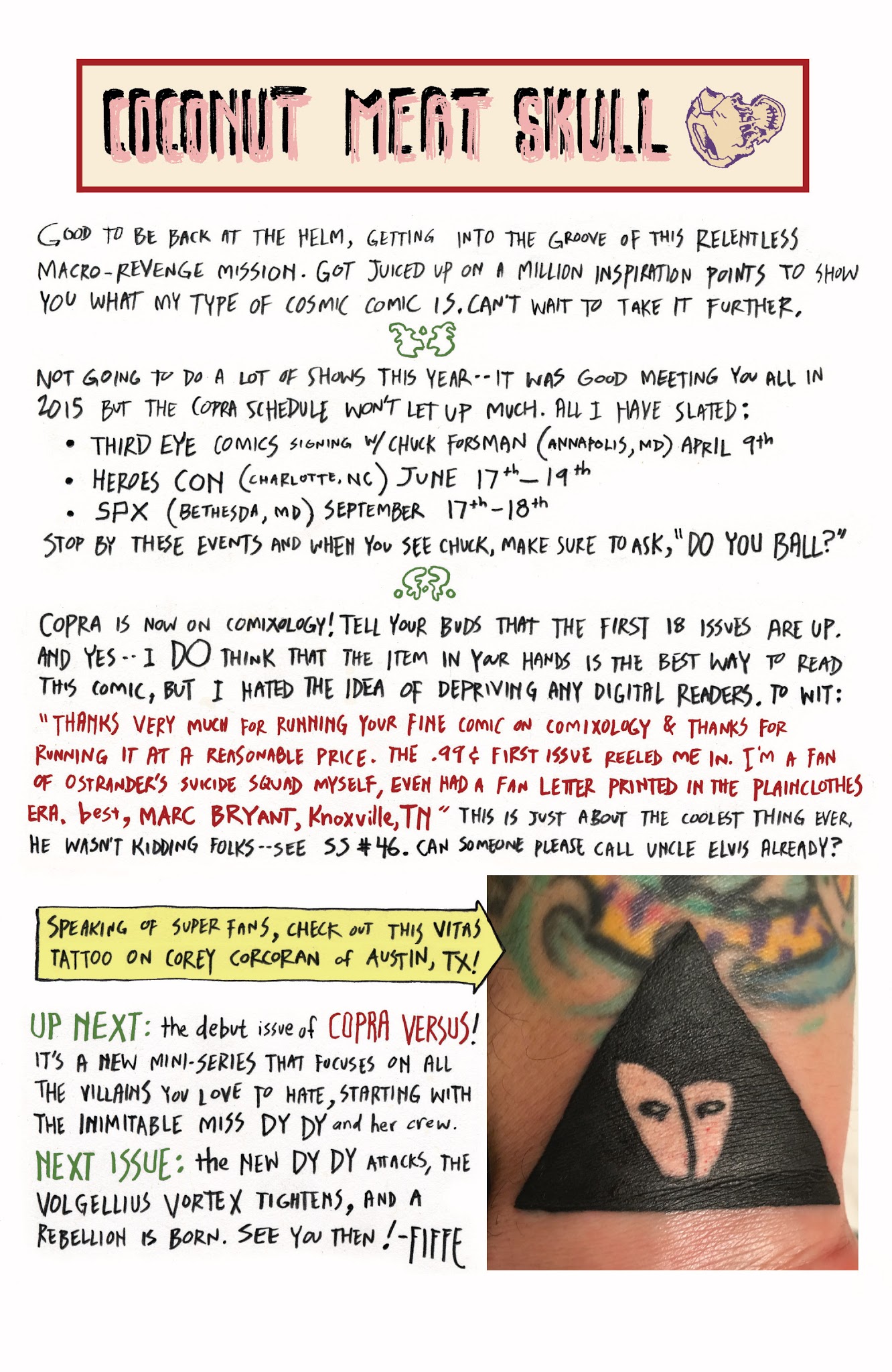 Read online Copra comic -  Issue #26 - 27