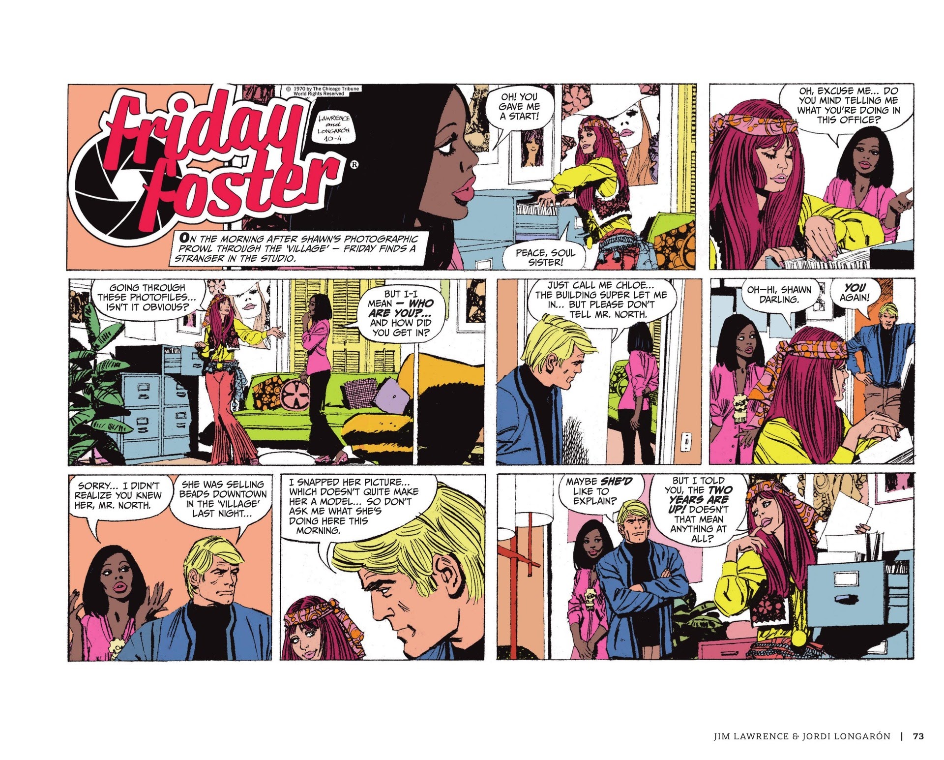 Read online Friday Foster: The Sunday Strips comic -  Issue # TPB (Part 1) - 74
