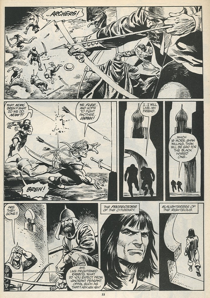 Read online The Savage Sword Of Conan comic -  Issue #181 - 35