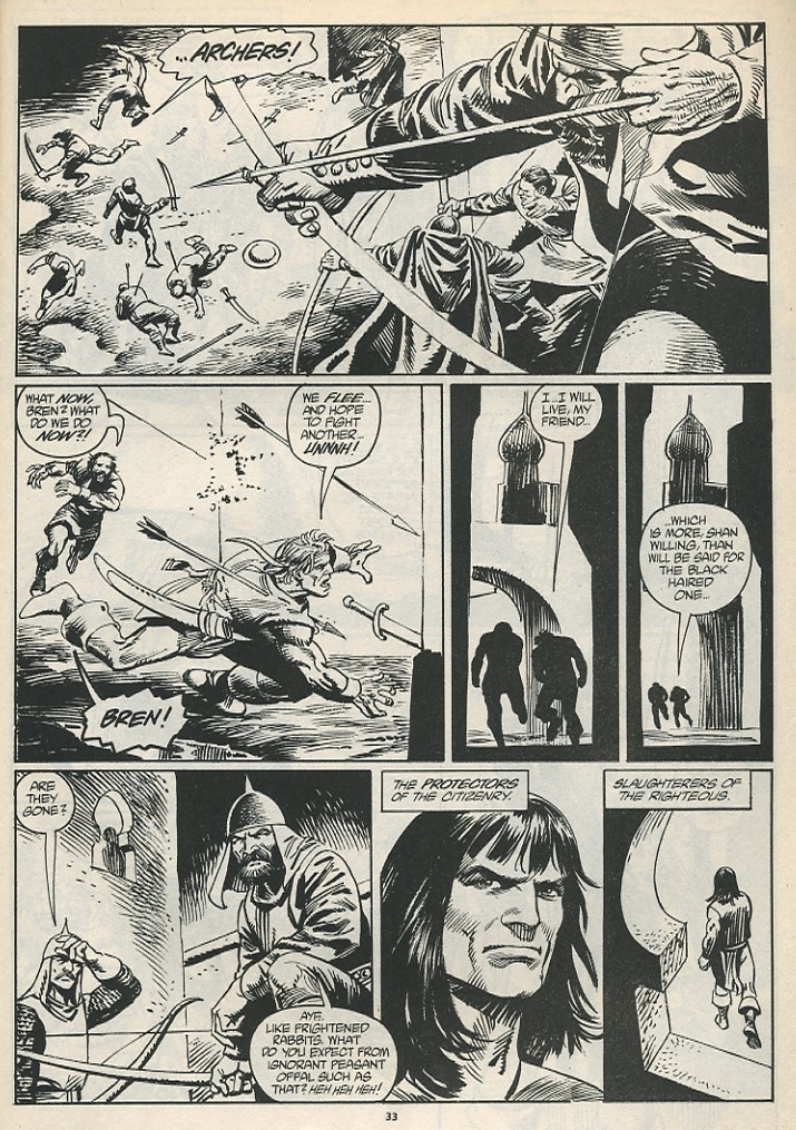 The Savage Sword Of Conan issue 181 - Page 35