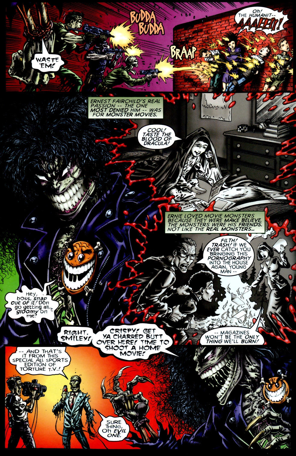 Read online Evil Ernie vs. the Movie Monsters comic -  Issue # Full - 8