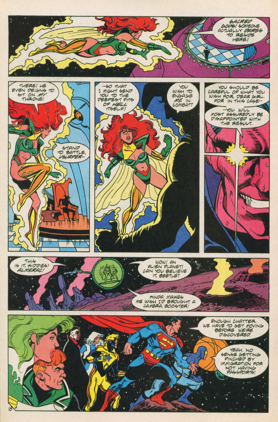 Read online Justice League America comic -  Issue #63 - 19