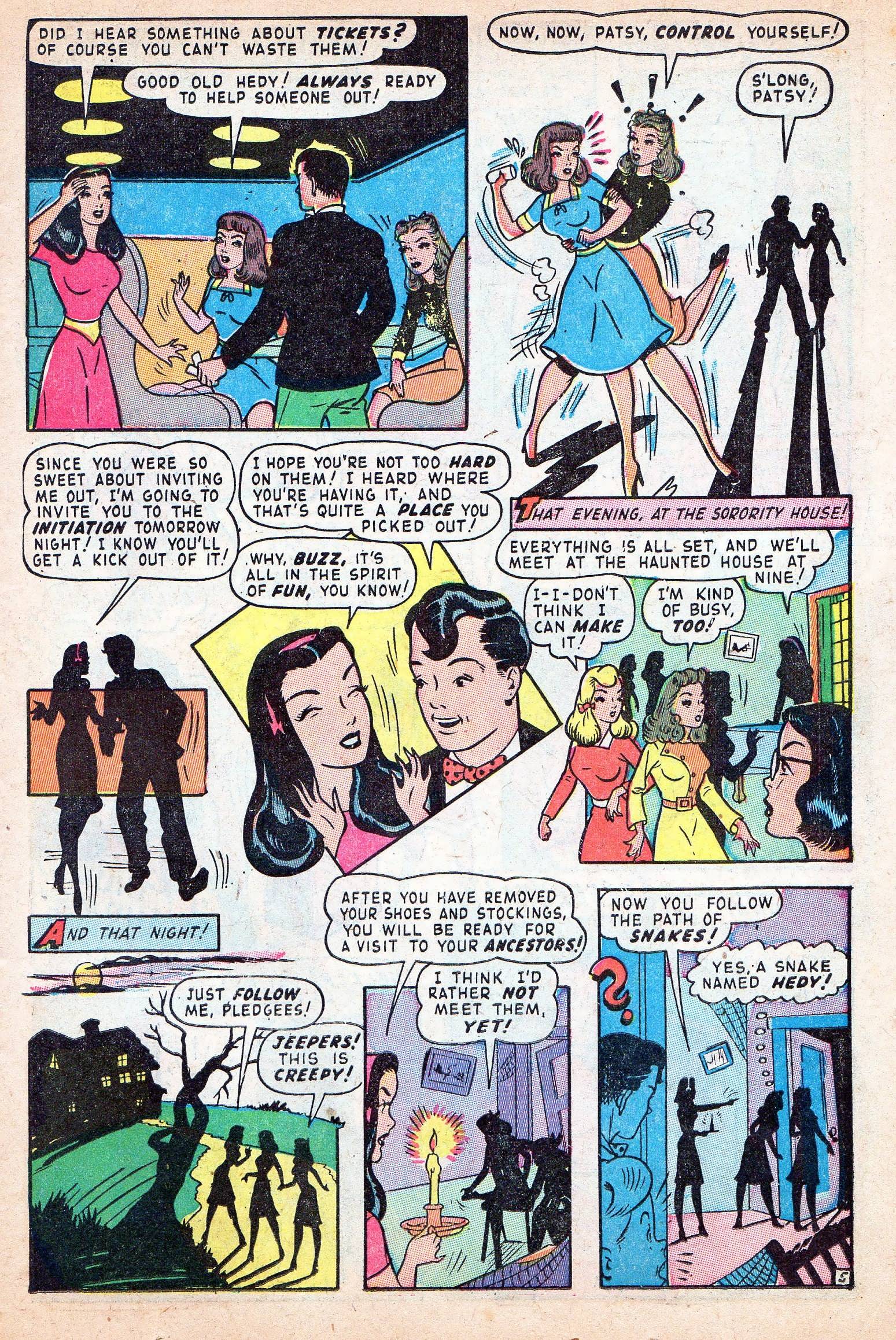 Read online Patsy Walker comic -  Issue #14 - 19
