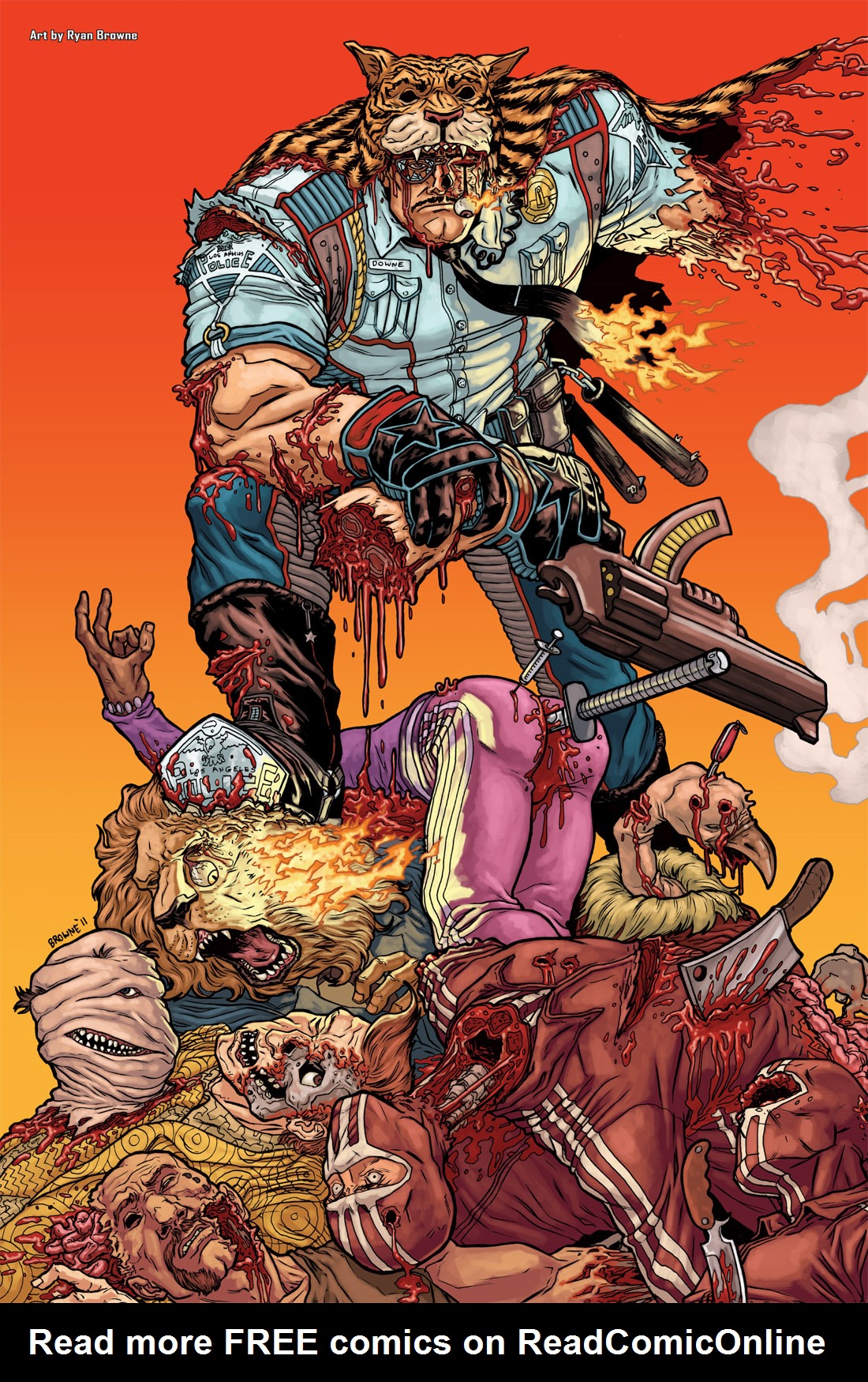 Read online Officer Downe: Bigger, Better, Bastard Edition comic -  Issue # TPB - 83