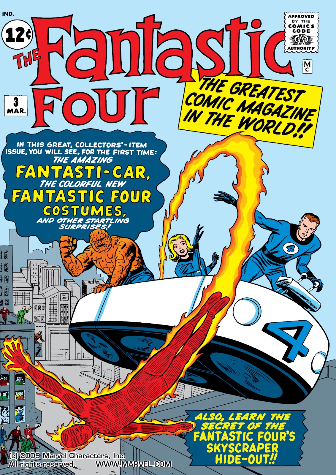 Fantastic Four (1961) issue 3 - Page 1