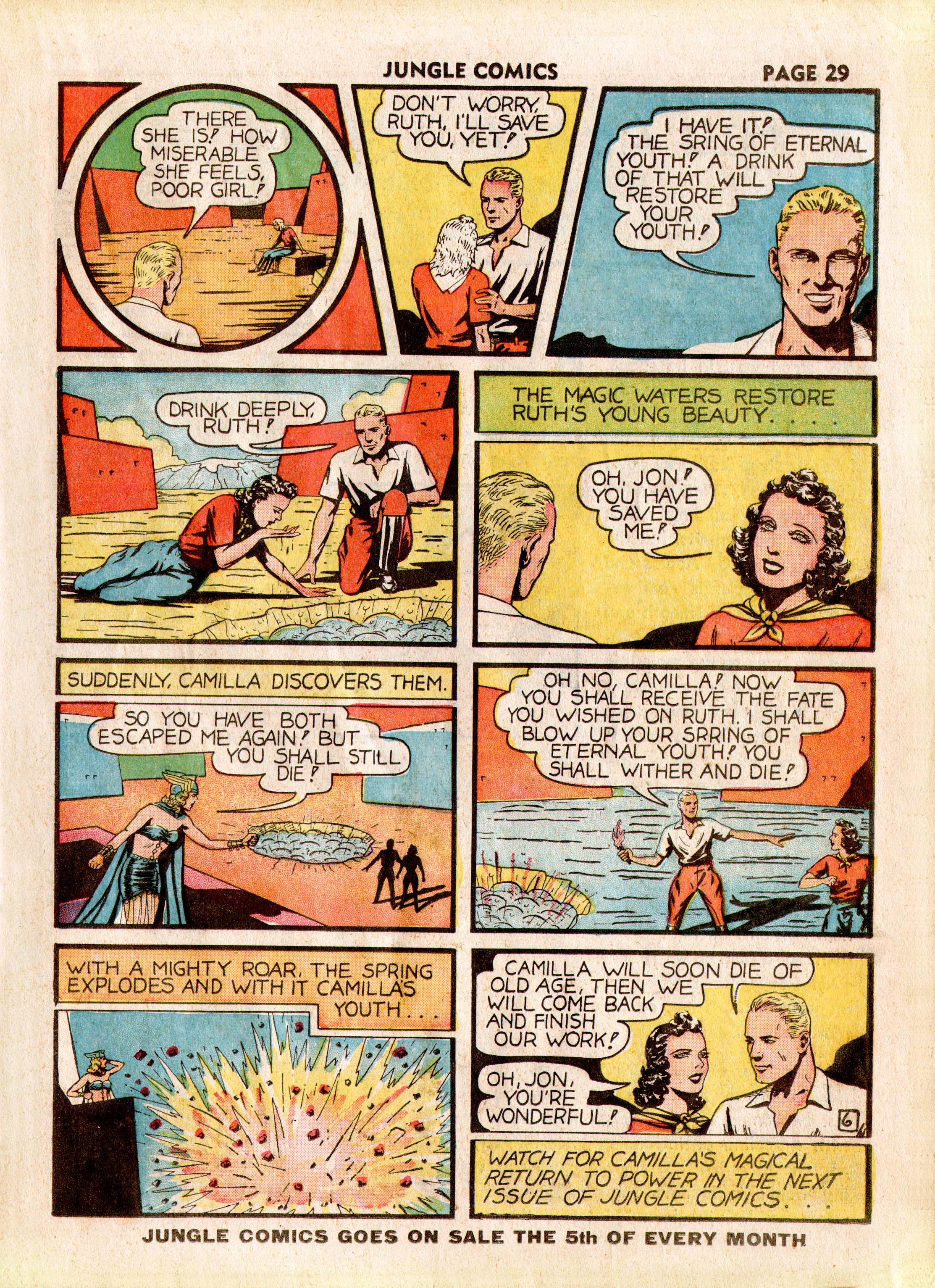 Read online Jungle Comics comic -  Issue #3 - 31