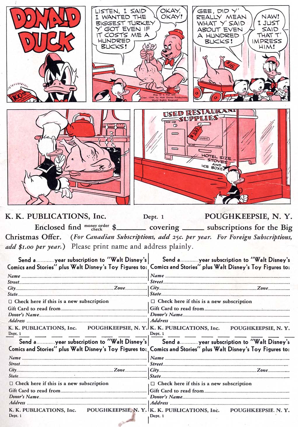 Read online Walt Disney's Comics and Stories comic -  Issue #76 - 51