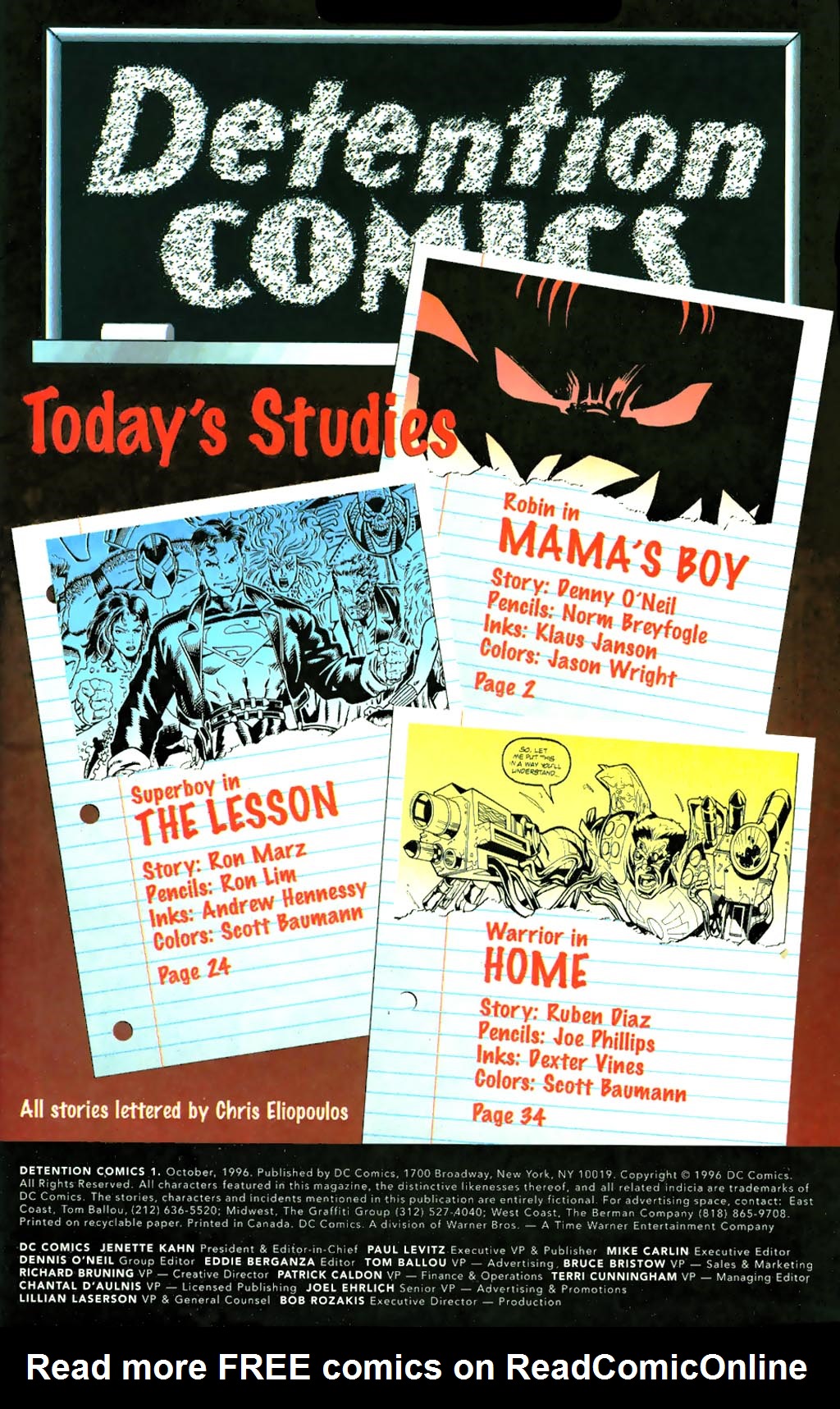 Read online Detention Comics comic -  Issue # Full - 2