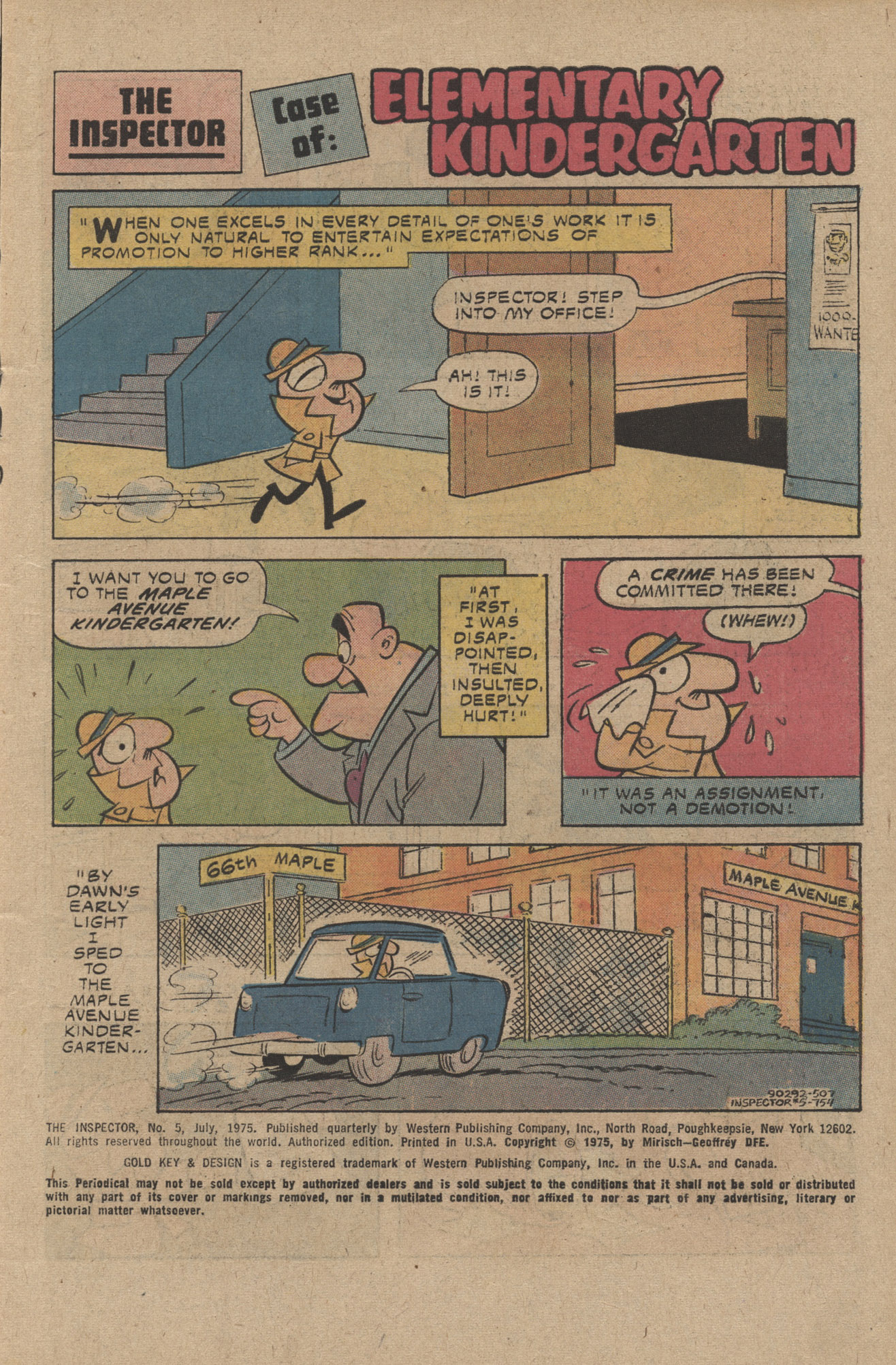 Read online The Inspector (1974) comic -  Issue #5 - 3