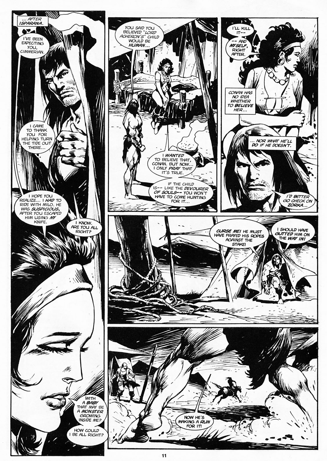 The Savage Sword Of Conan issue 218 - Page 11