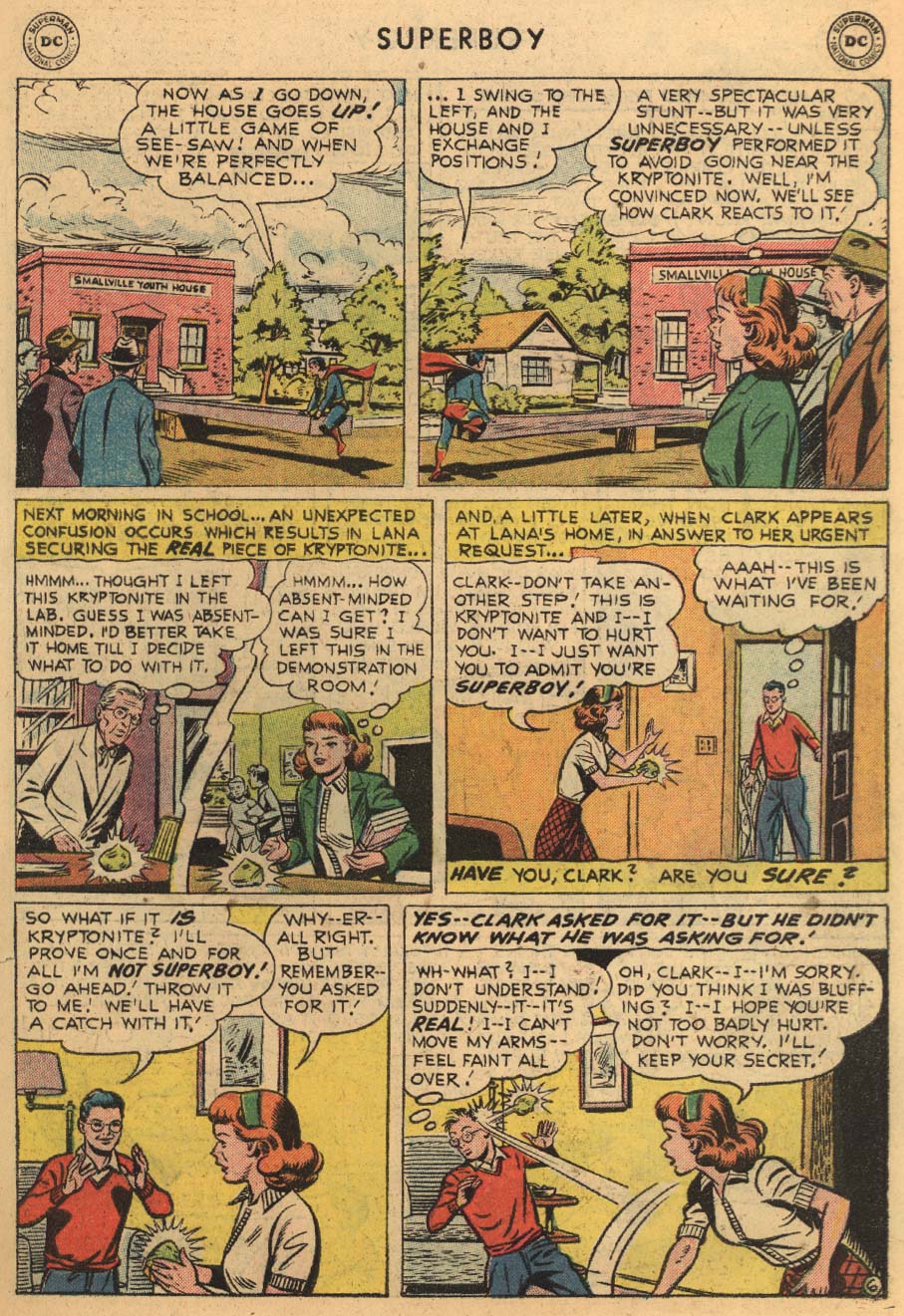Read online Superboy (1949) comic -  Issue #45 - 27